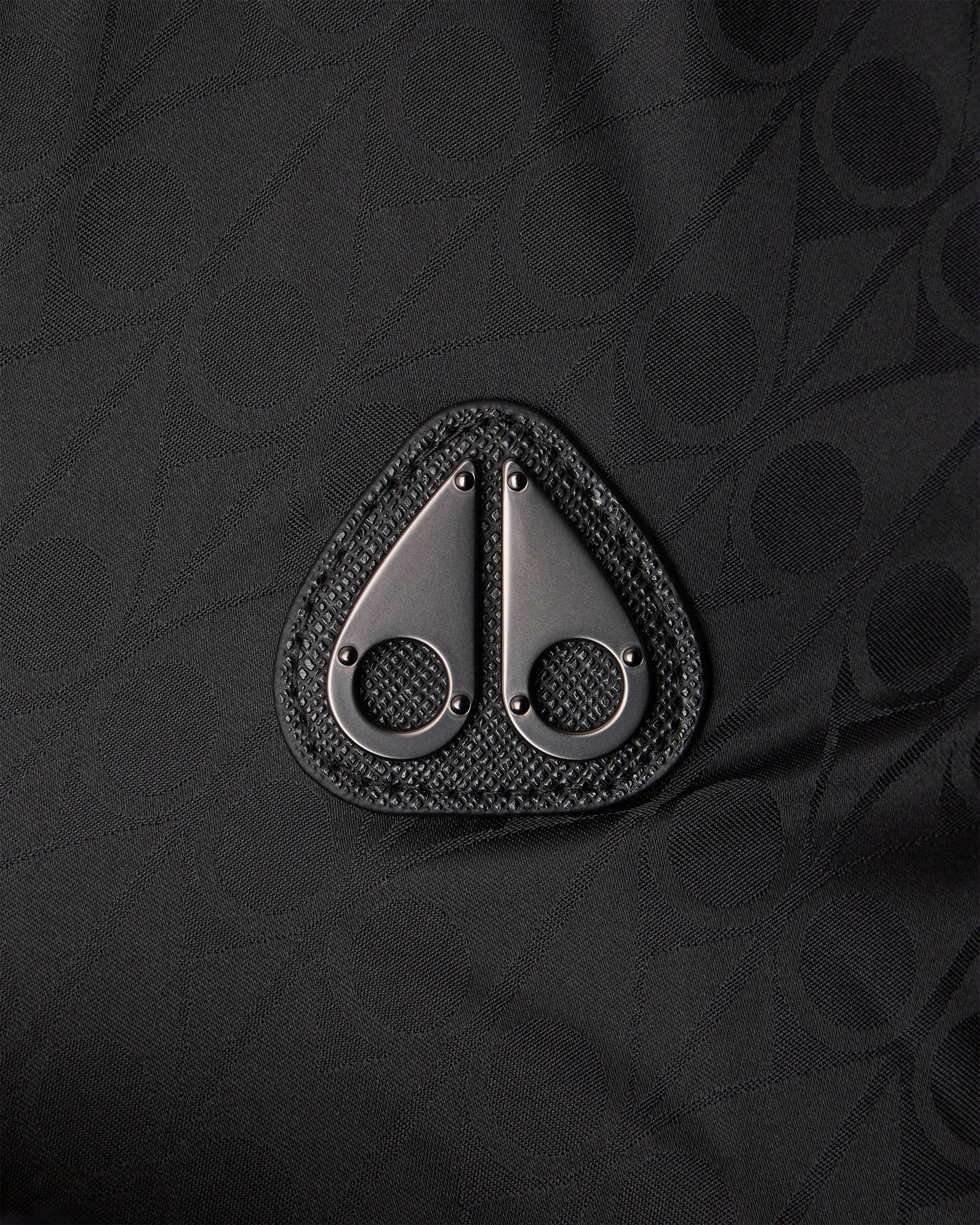 BORDEN BUNNY REVERSIBLE MONOGRAM HOODIE-BLACK/BLACK MONOGRAM - Image 4