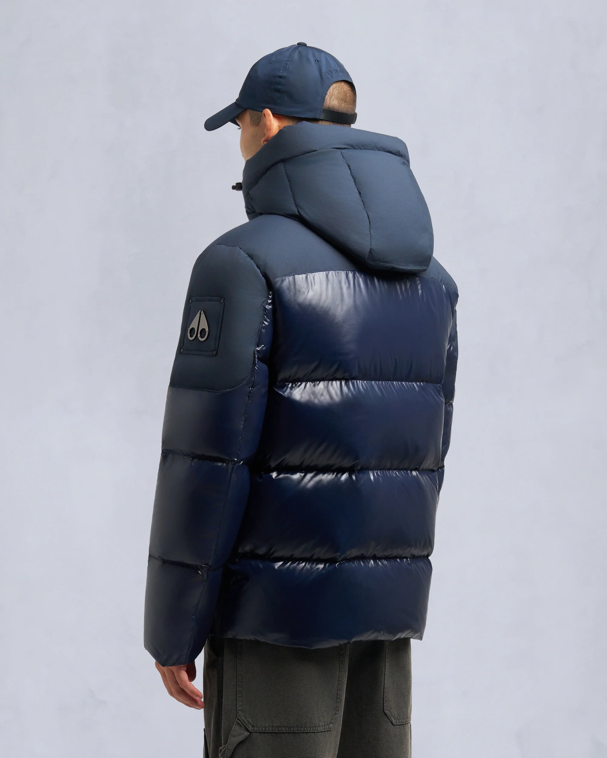 BRIAR 3Q JACKET PUFFER-NAVY - Image 3