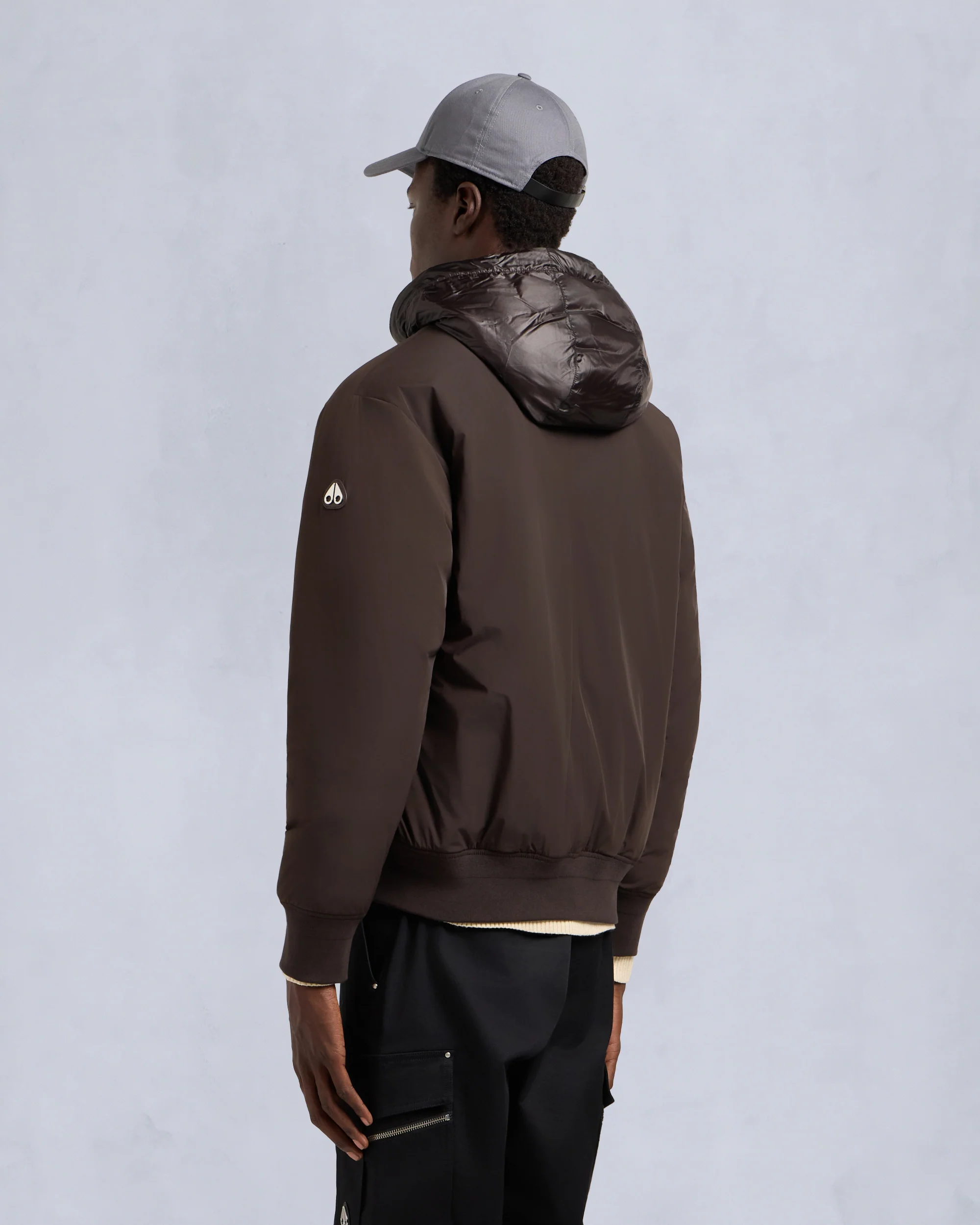BRIXTON BOMBER JACKET-ESPRESSO - Image 3