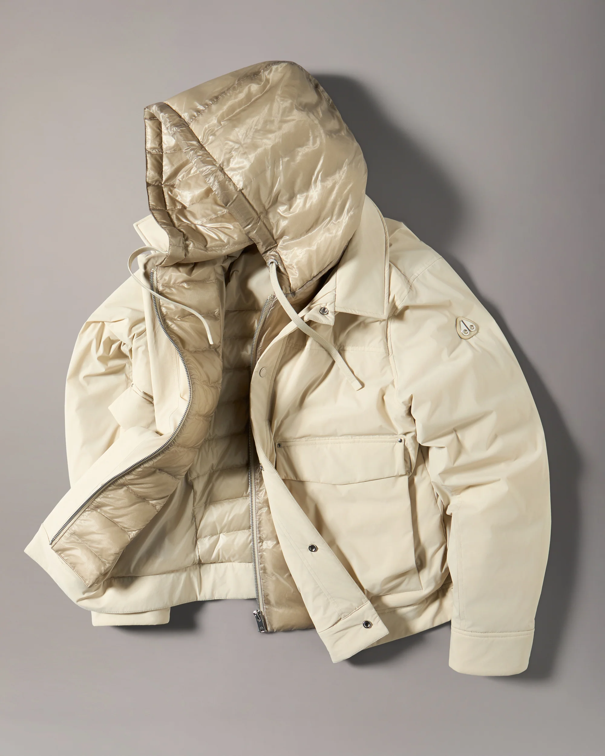 BRIXTON DOWN TRUCKER JACKET-ALABASTER - Image 7