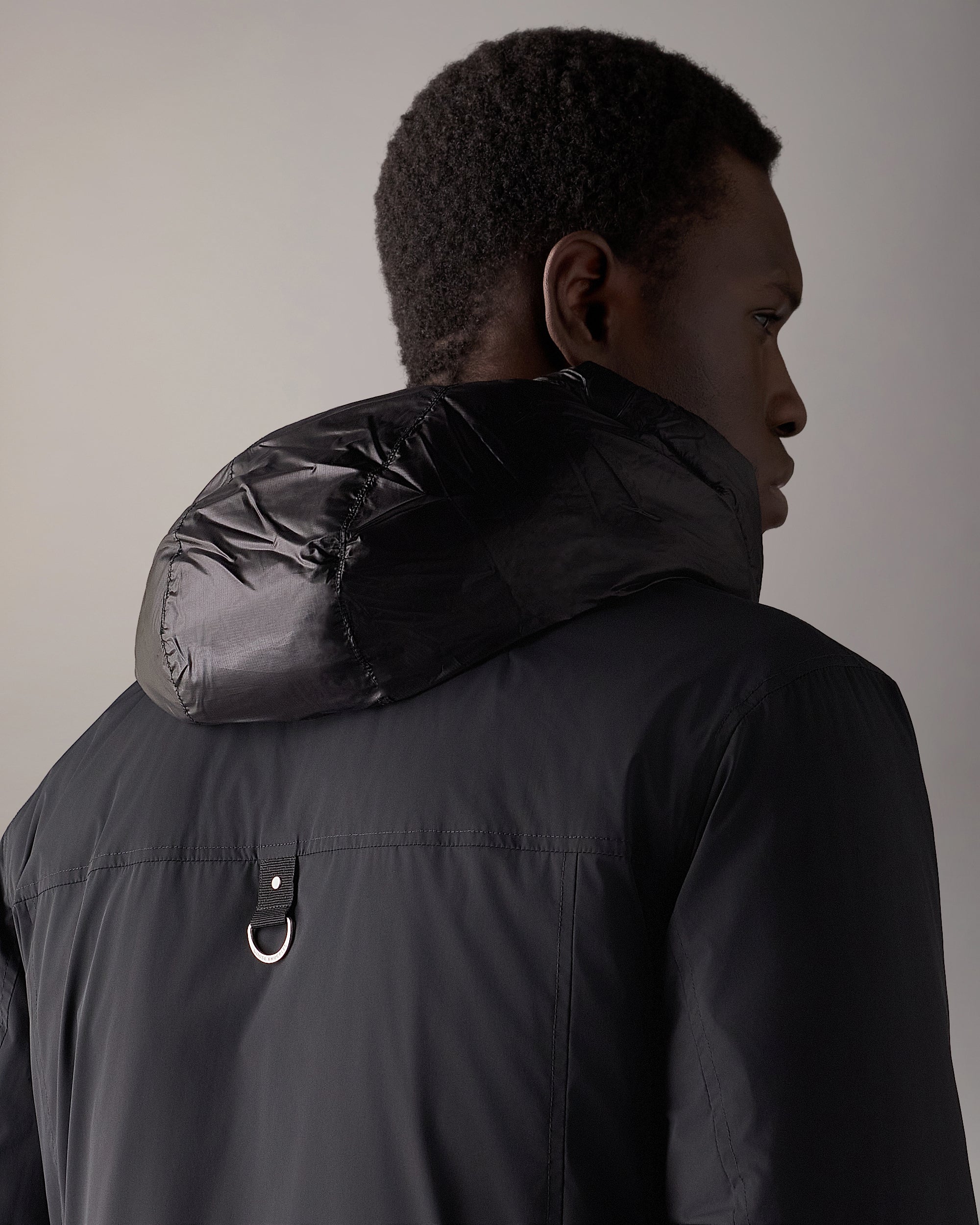 BRIXTON DOWN TRUCKER JACKET-BLACK - Image 6