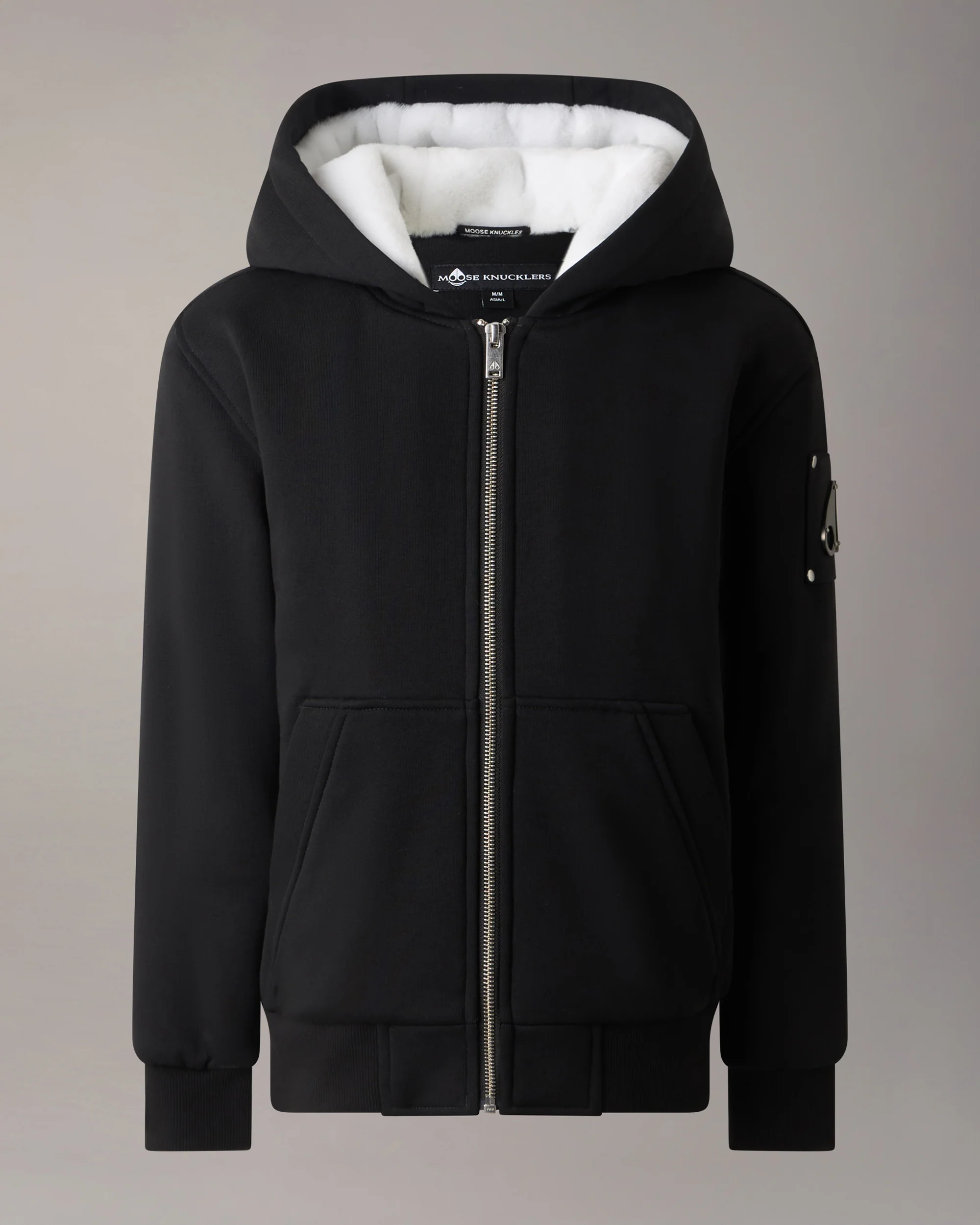 BUNNY CLASSIC HOODIE-BLACK/WHITE - Image 6