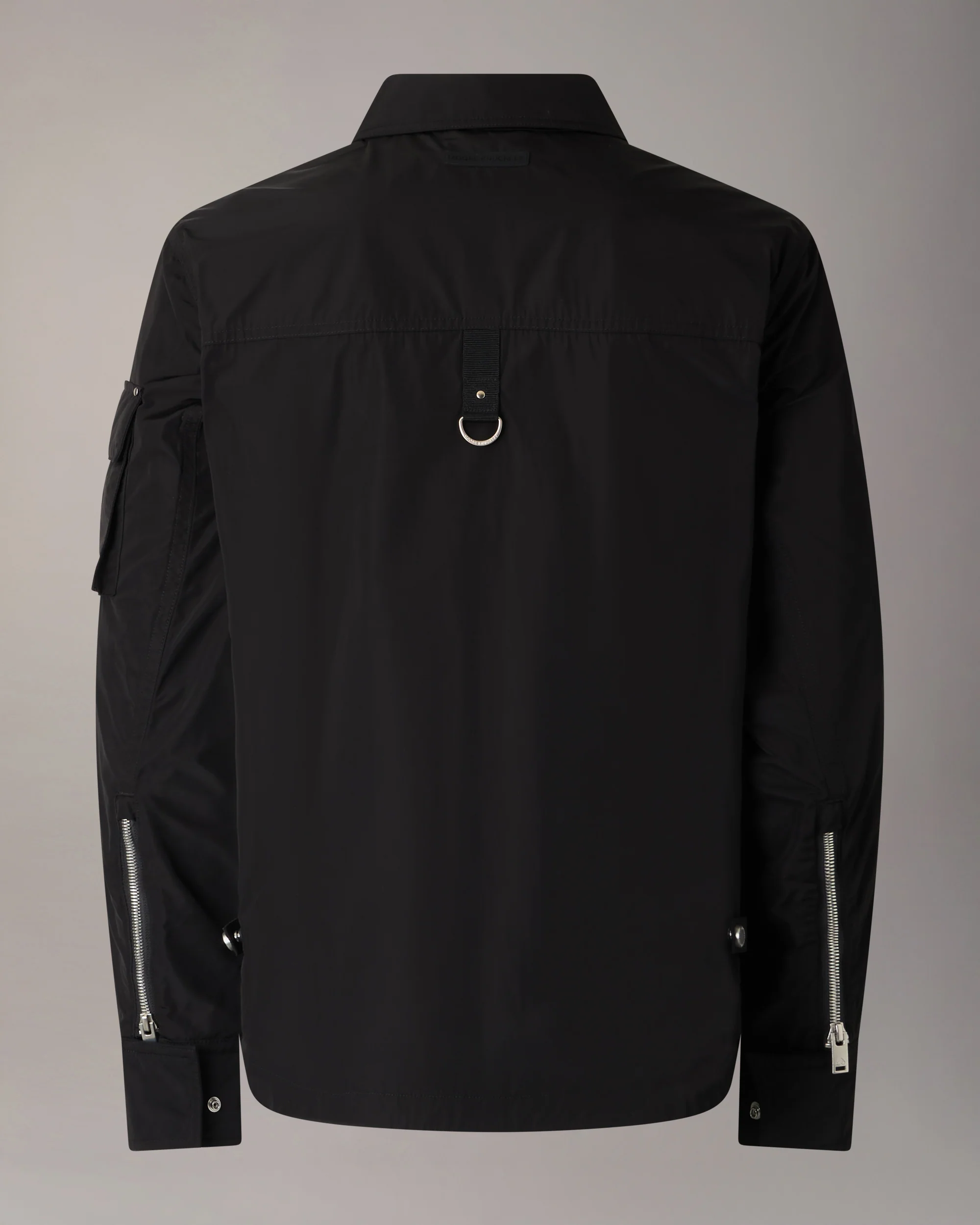 CHARLESBOURG SHIRT JACKET-BLACK - Image 5
