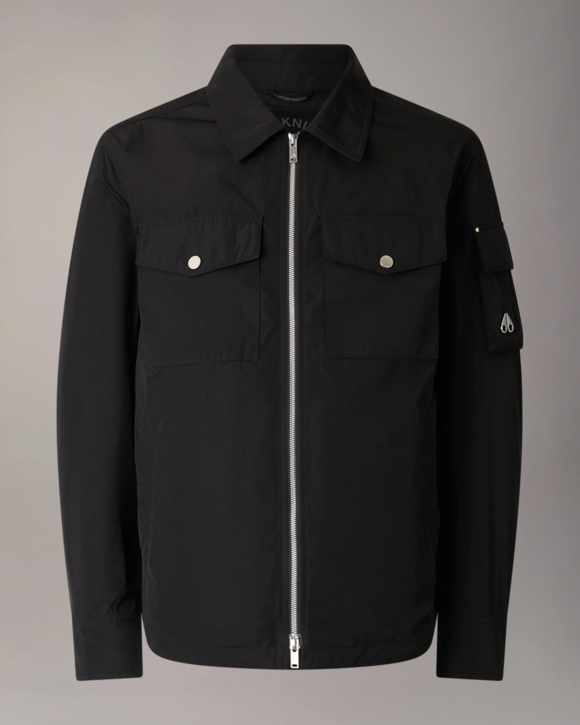 CHARLESBOURG SHIRT JACKET-BLACK - Image 7