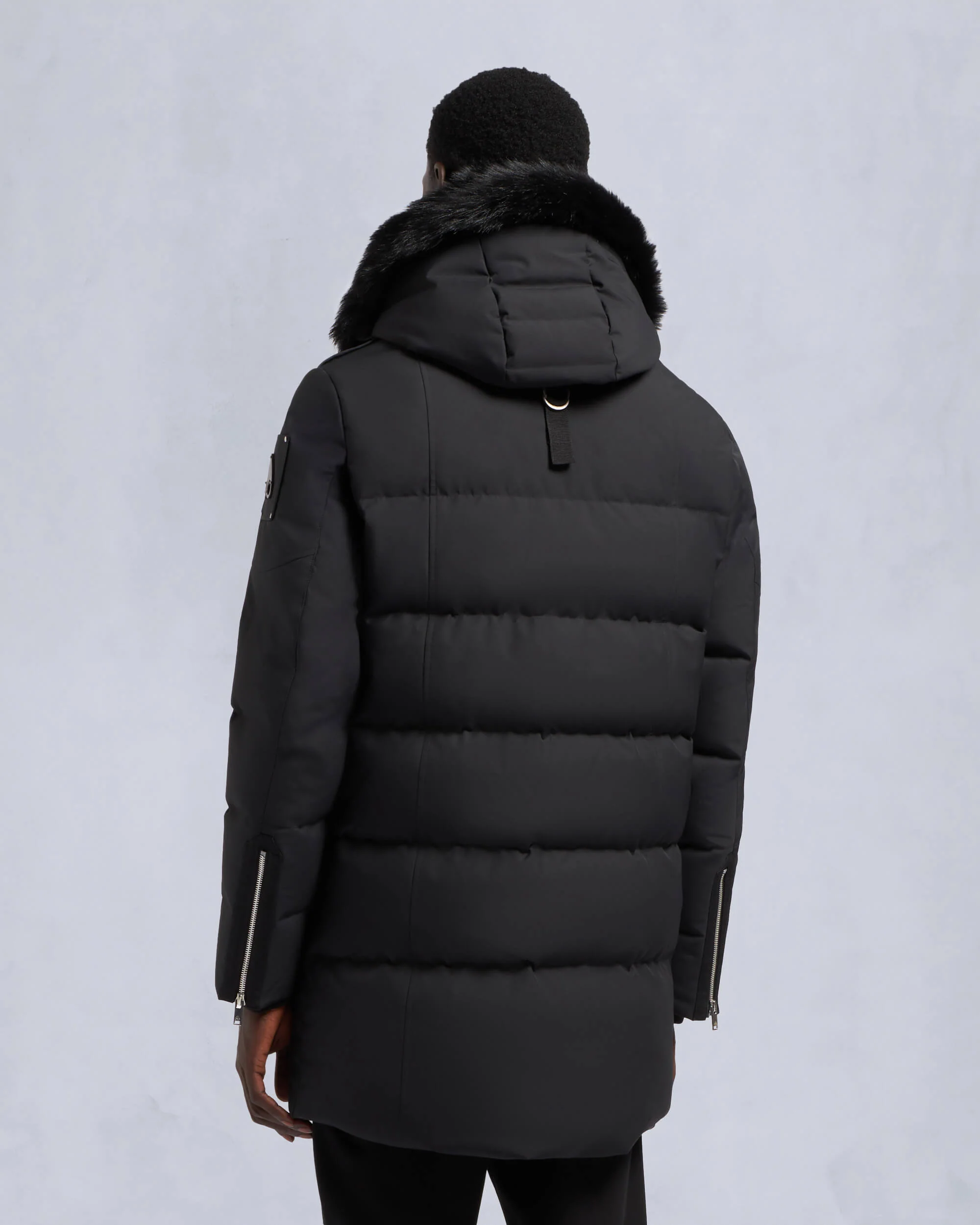 CLOUD SHEARLING PARKA-BLACK/BLACK - Image 3