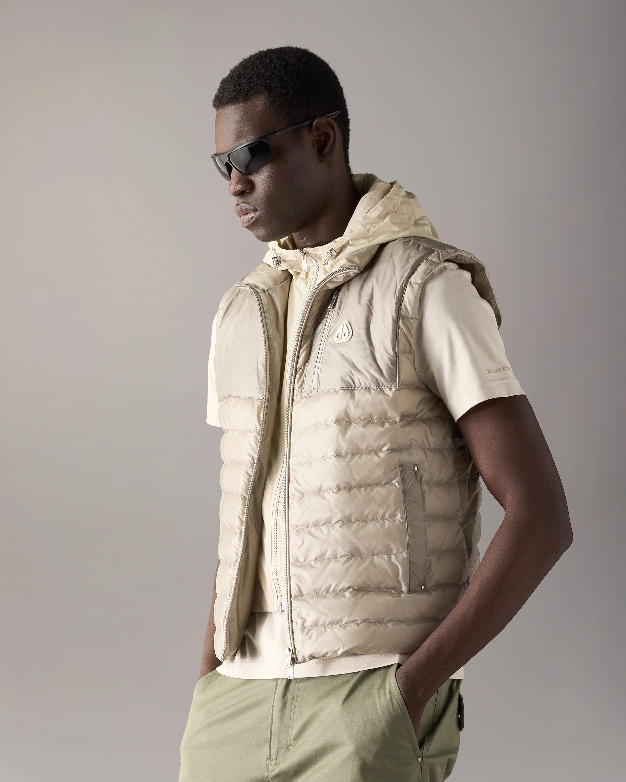 CLOUD WALKER AIR DOWN VEST-ALABASTER - Image 2
