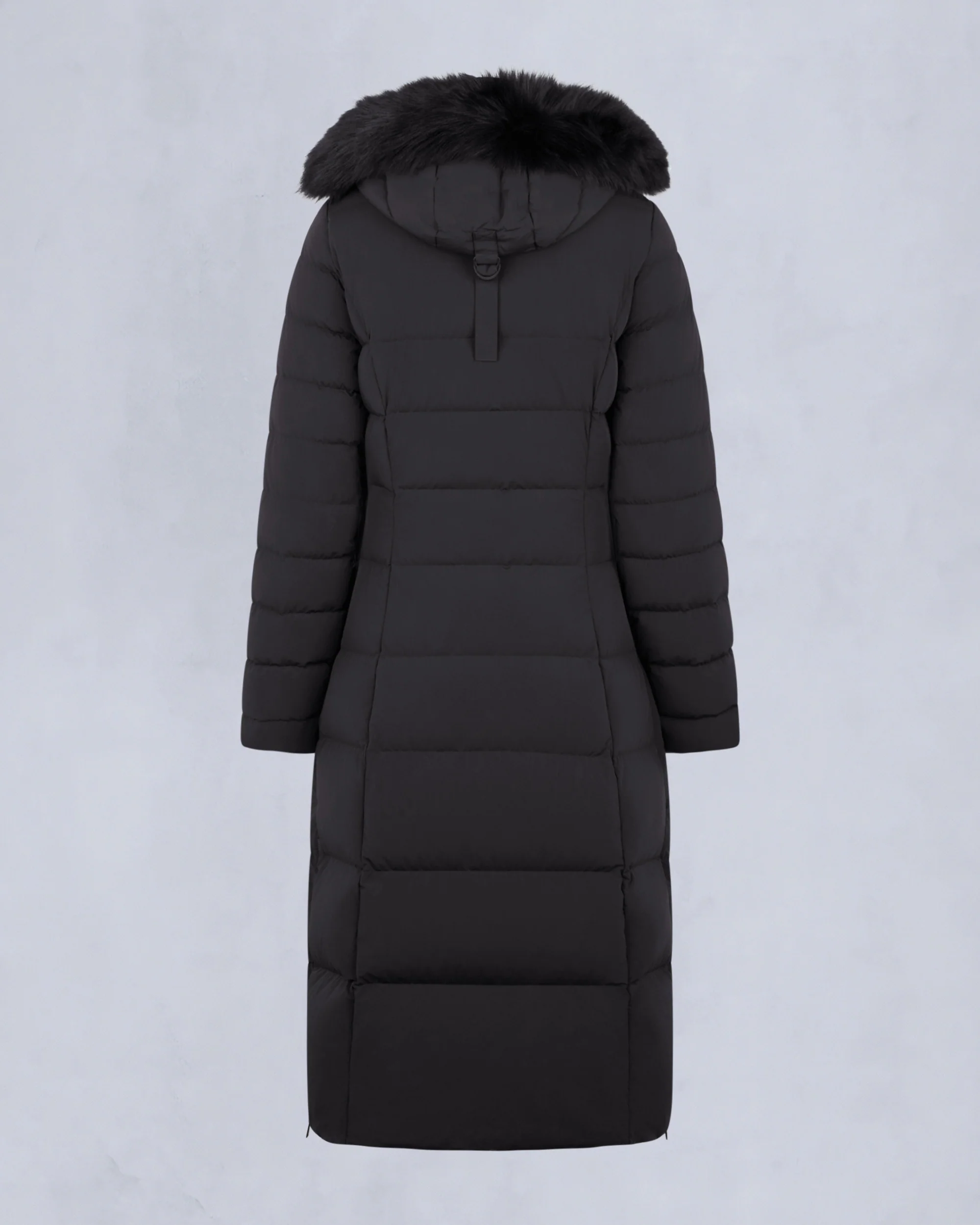 COOPER LAKE SHEARLING TRIM PARKA-BLACK/BLACK - Image 5