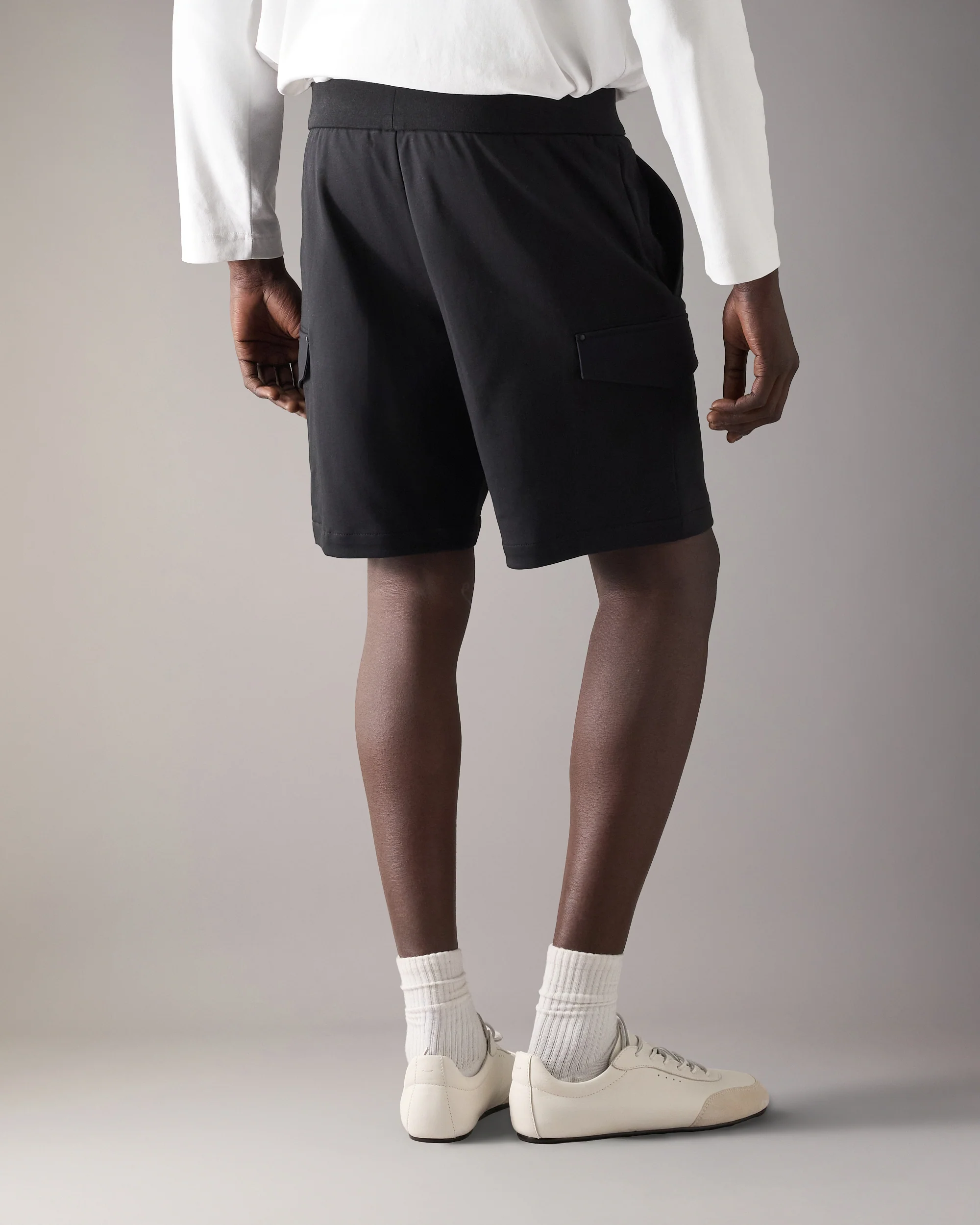 DALON CARGO SHORTS-BLACK - Image 3