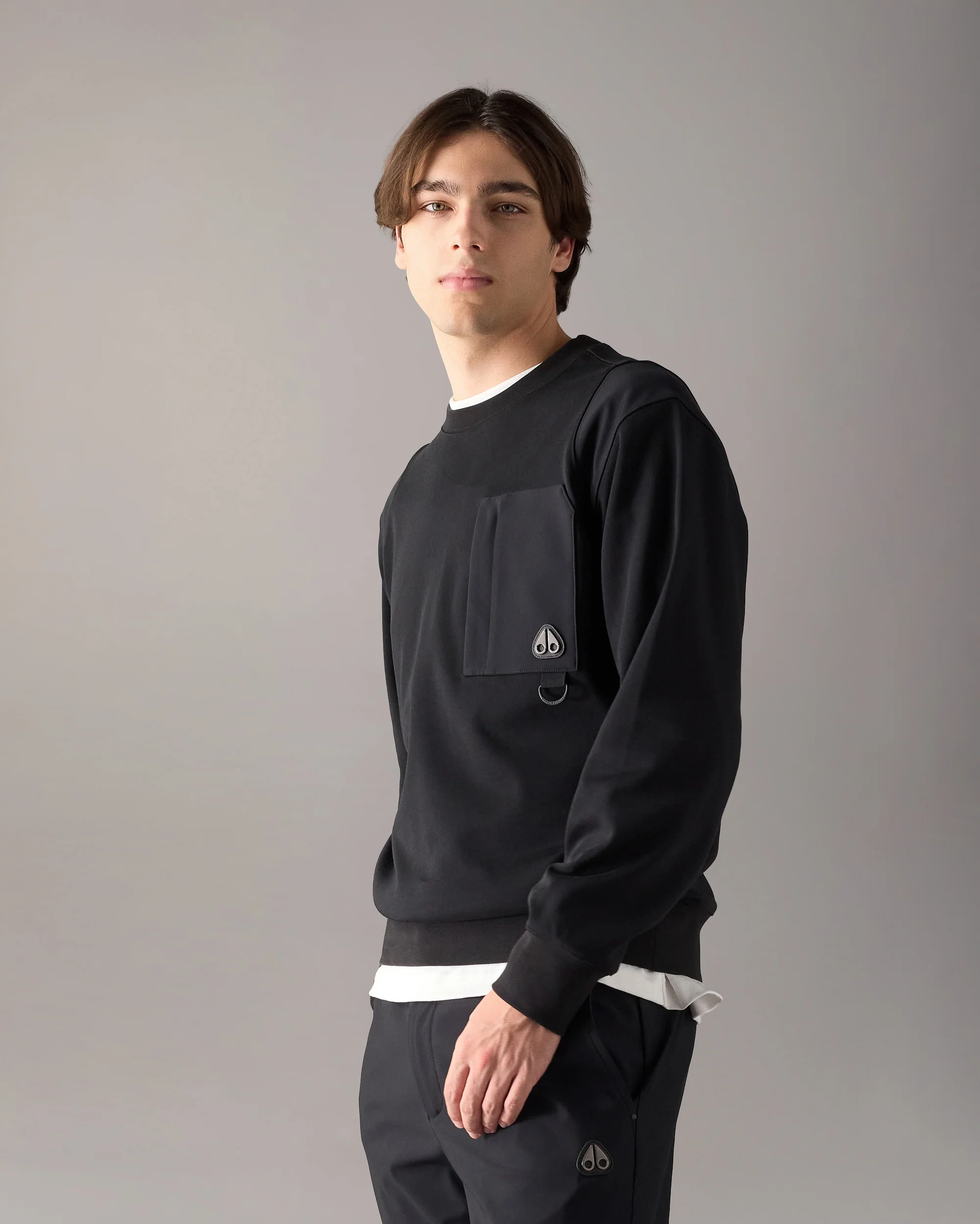 DALON CREWNECK SWEATSHIRT-BLACK - Image 2