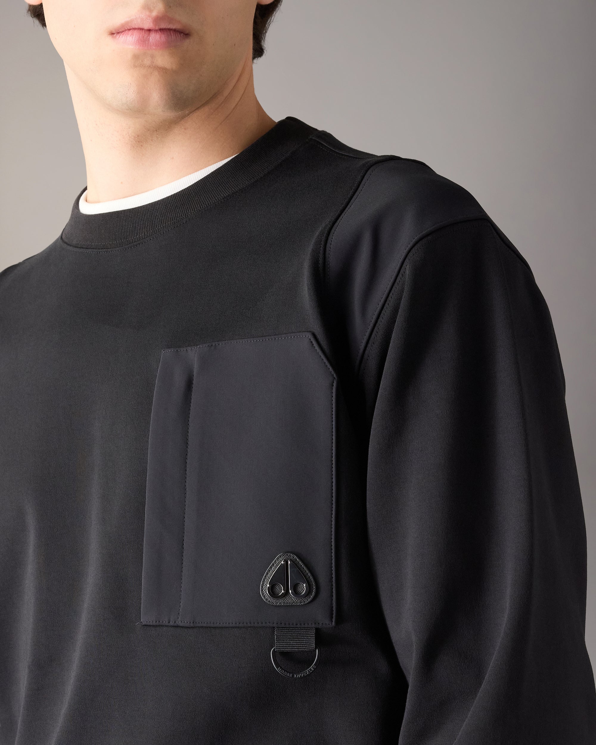 DALON CREWNECK SWEATSHIRT-BLACK - Image 6