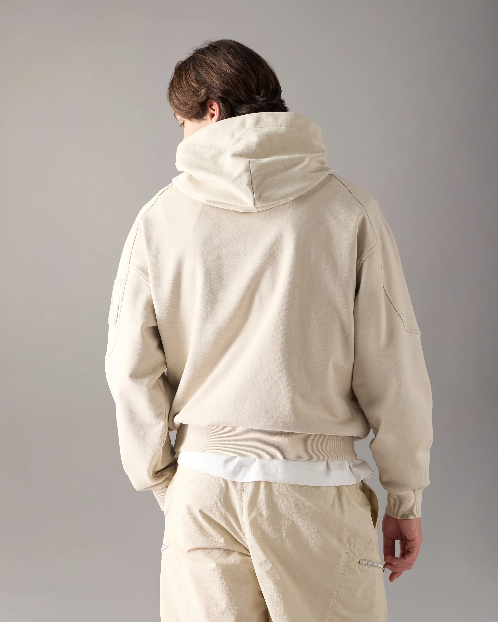 DOWNTOWN HOODIE-ALABASTER - Image 3