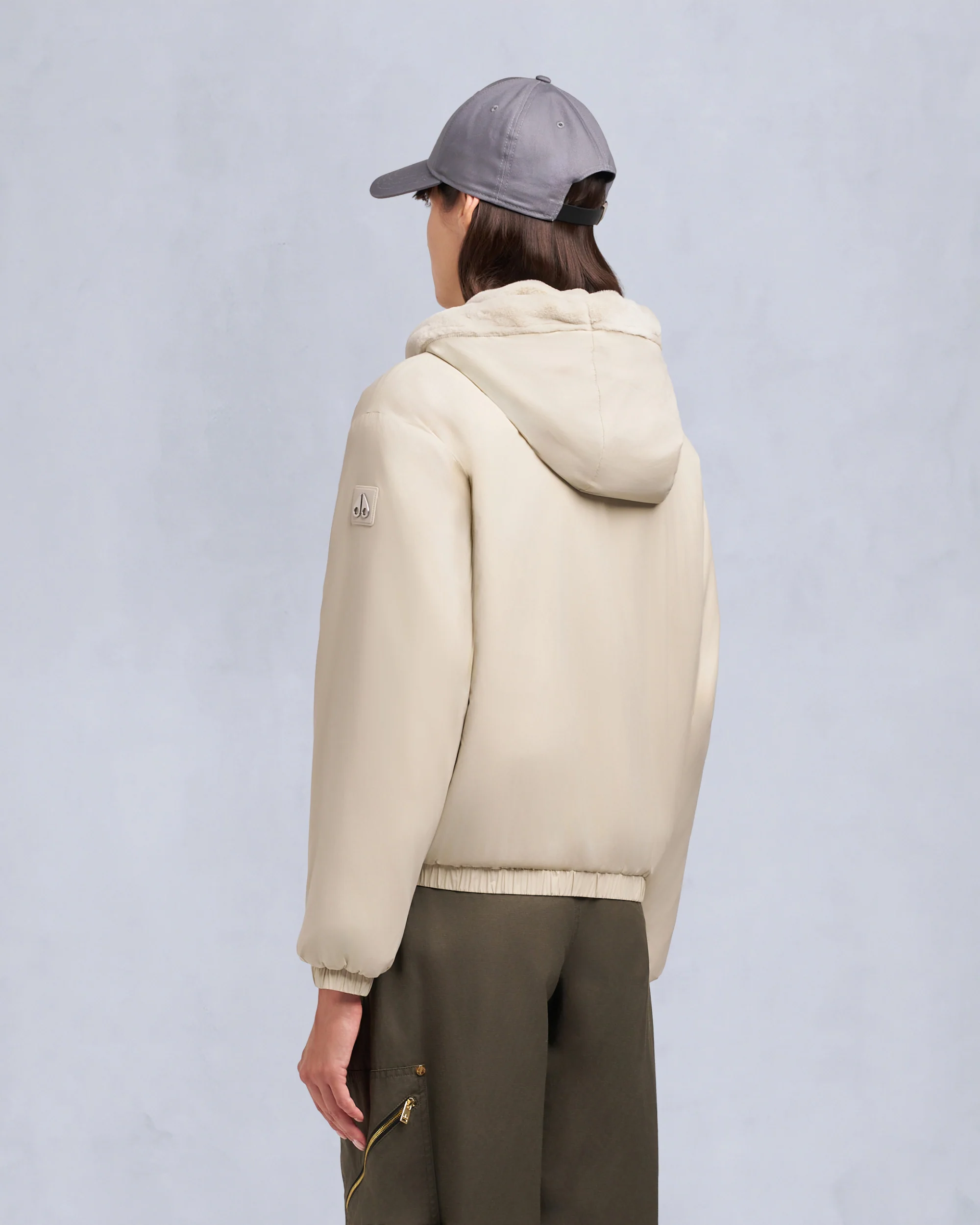 EATON BUNNY REVERSIBLE HOODIE-ALABASTER/ALABASTER - Image 3