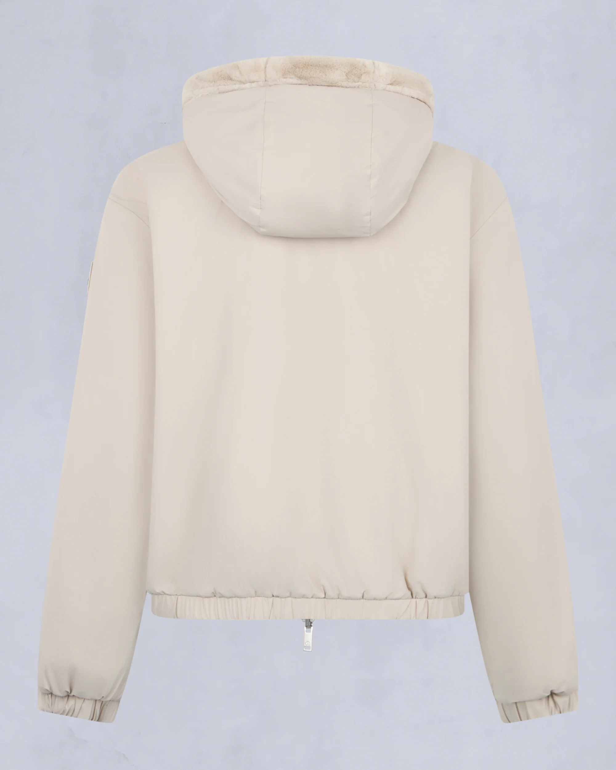 EATON BUNNY REVERSIBLE HOODIE-ALABASTER/ALABASTER - Image 5