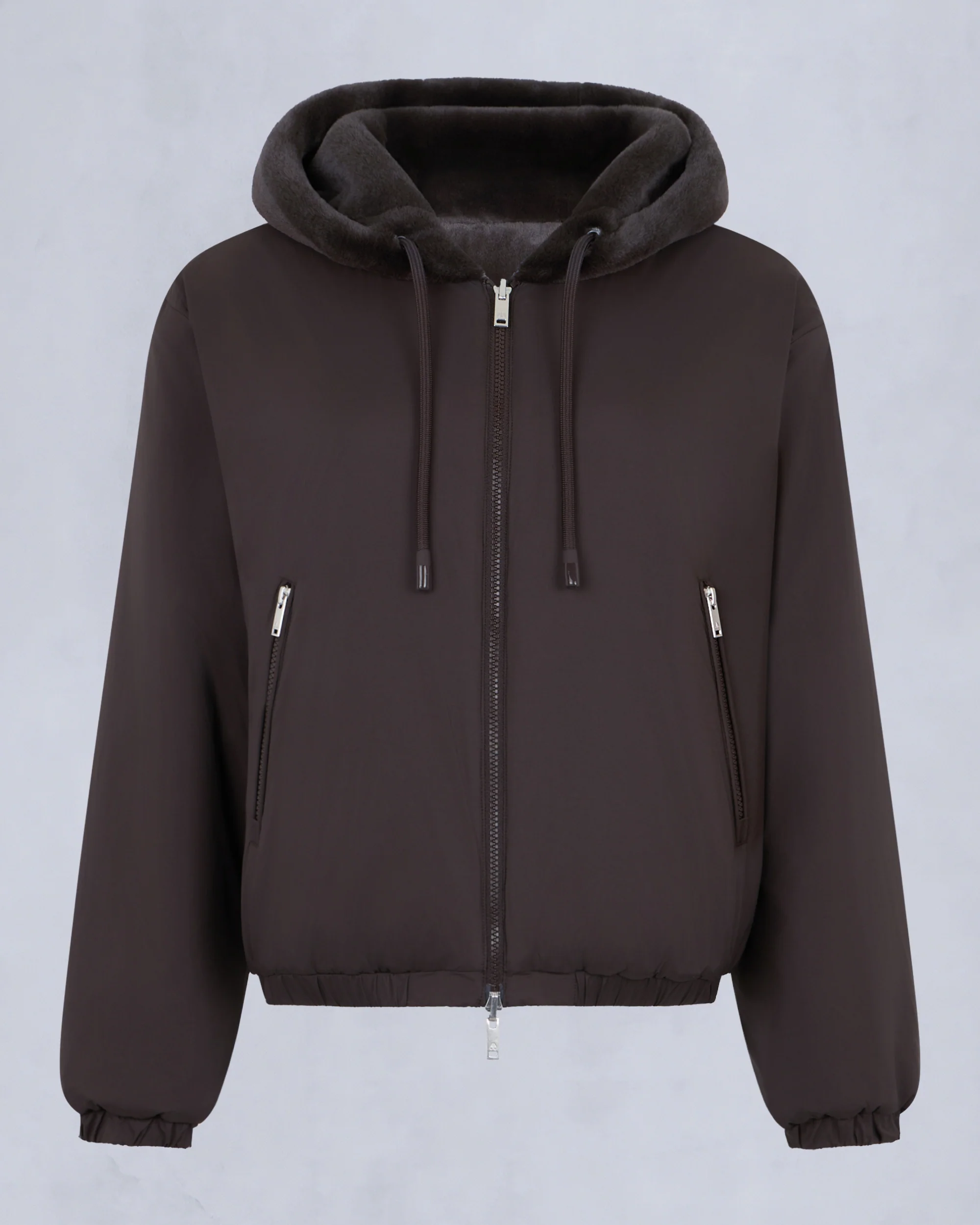 EATON BUNNY REVERSIBLE HOODIE-ESPRESSO/ESPRESSO - Image 12