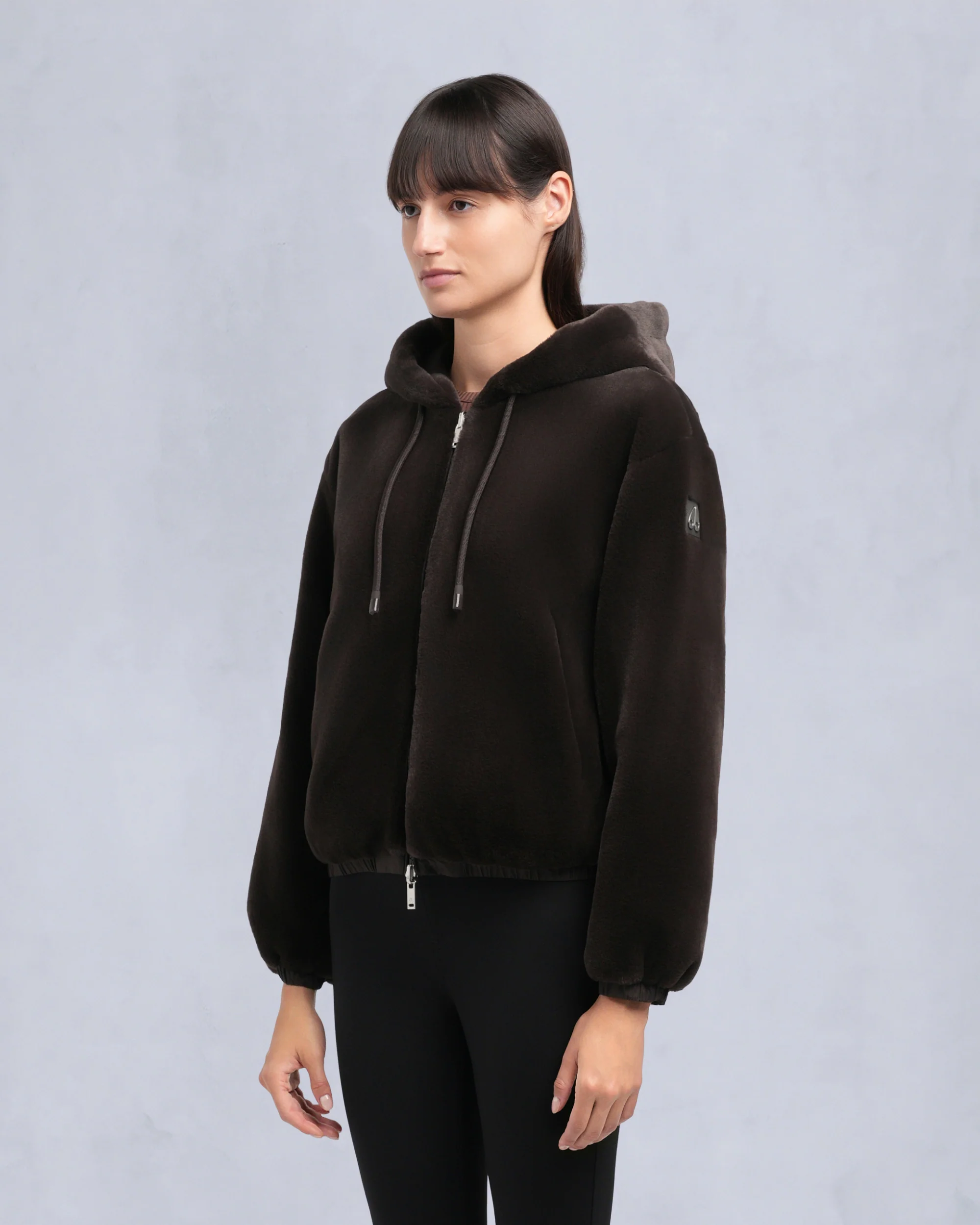 EATON BUNNY REVERSIBLE HOODIE-ESPRESSO/ESPRESSO - Image 7