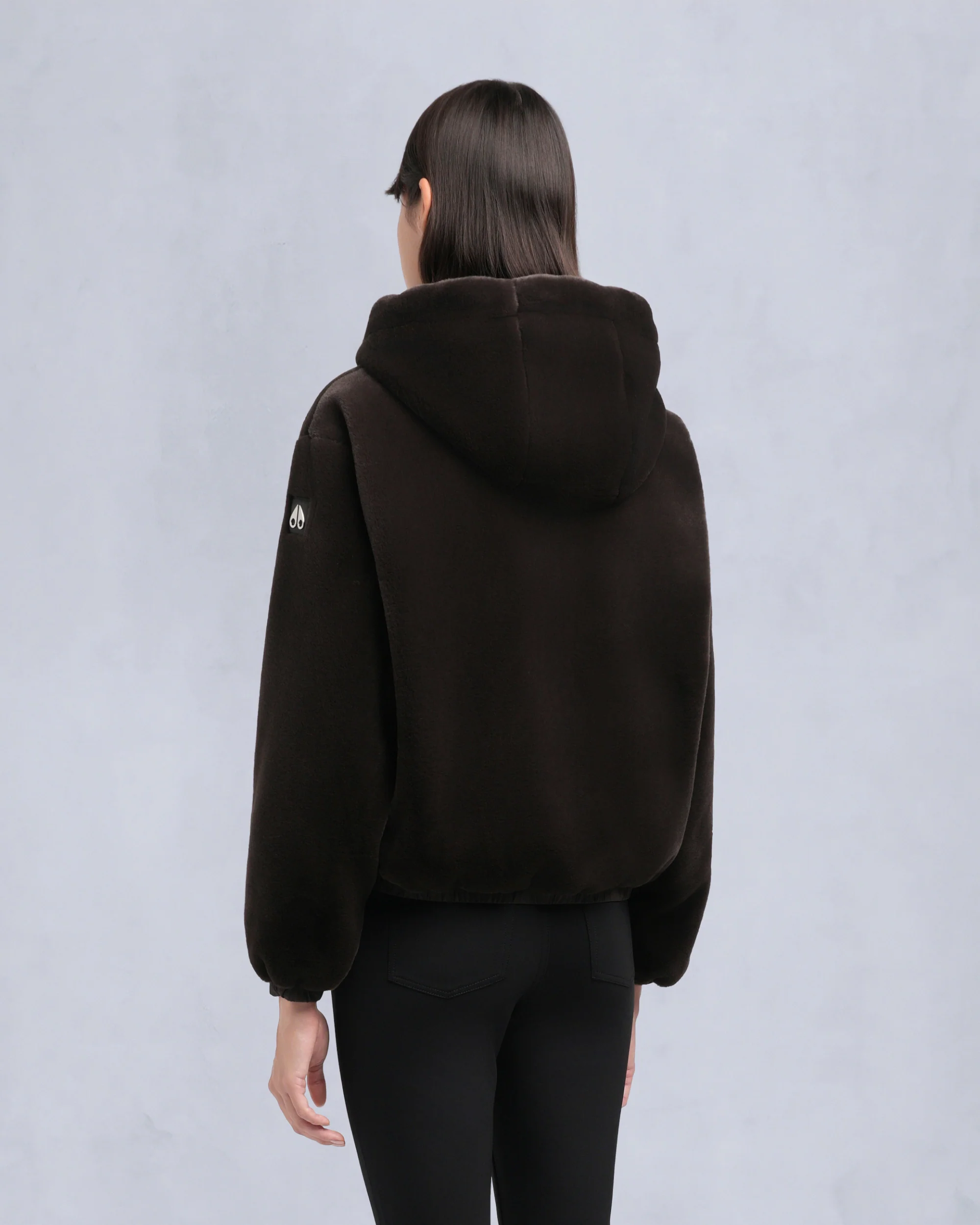 EATON BUNNY REVERSIBLE HOODIE-ESPRESSO/ESPRESSO - Image 8