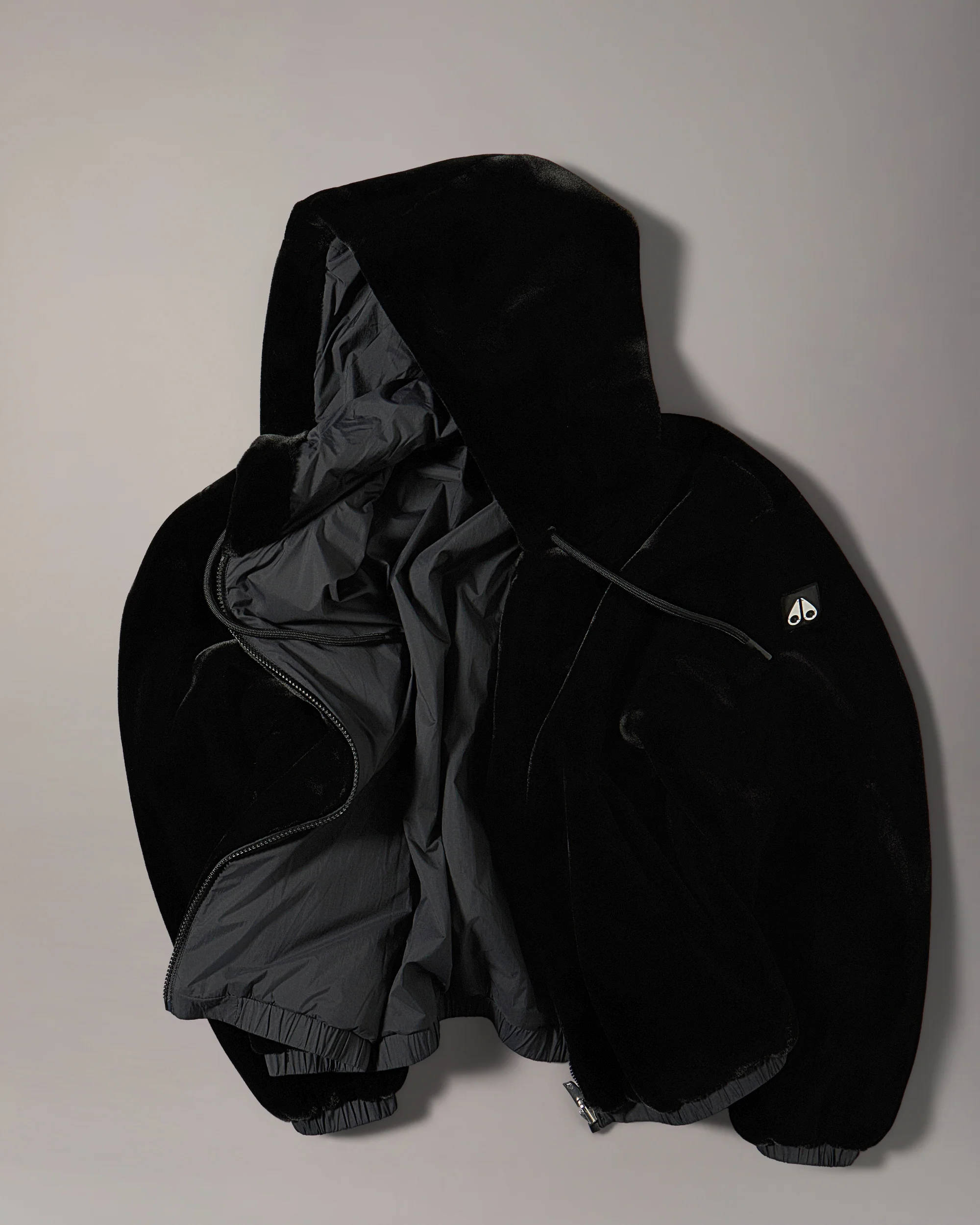 EATON BUNNY REVERSIBLE HOODIE-BLACK/BLACK - Image 7