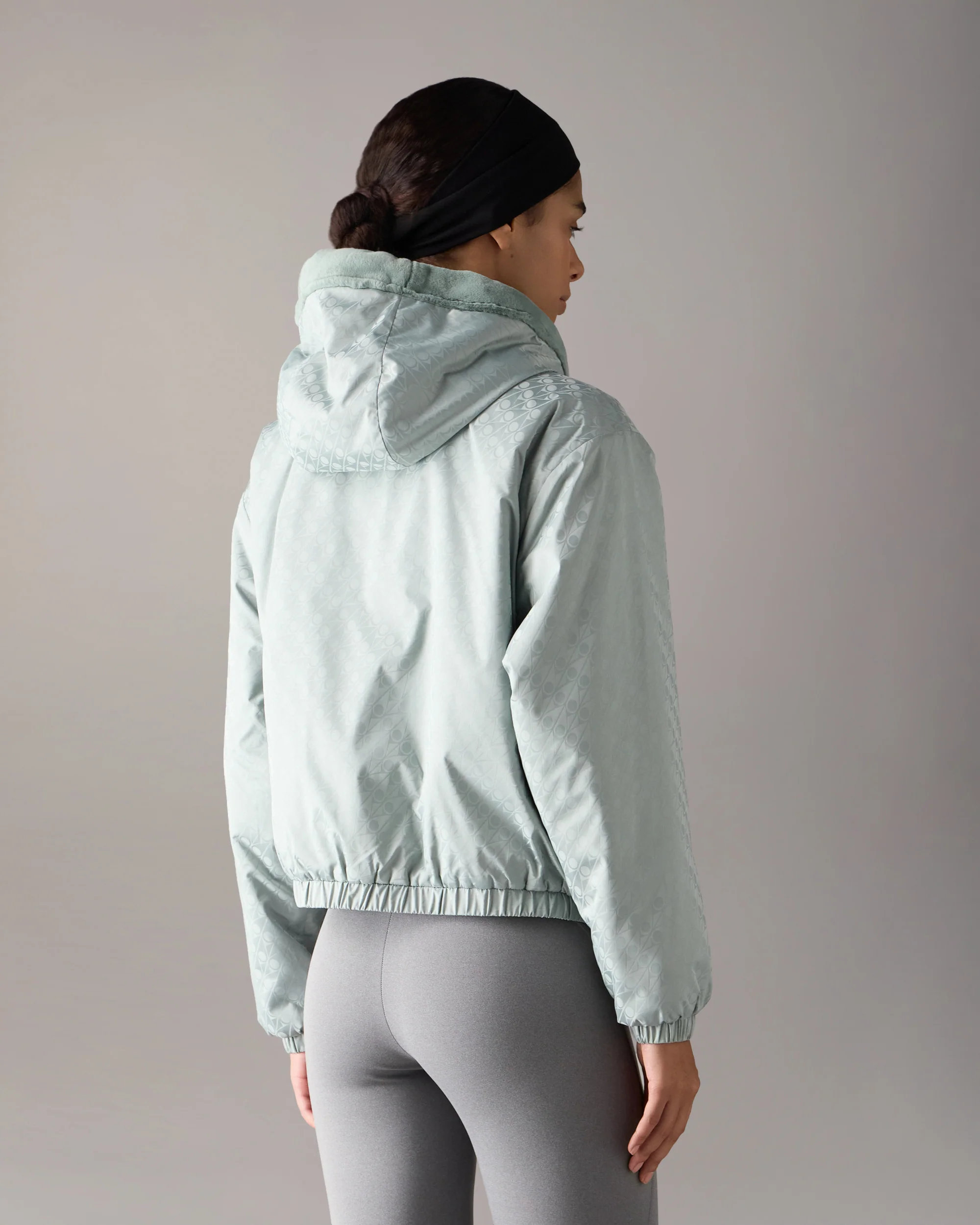 EATON BUNNY REVERSIBLE MONOGRAM HOODIE-DUSTY JADE/DUSTY JADE MONOGRAM - Image 3