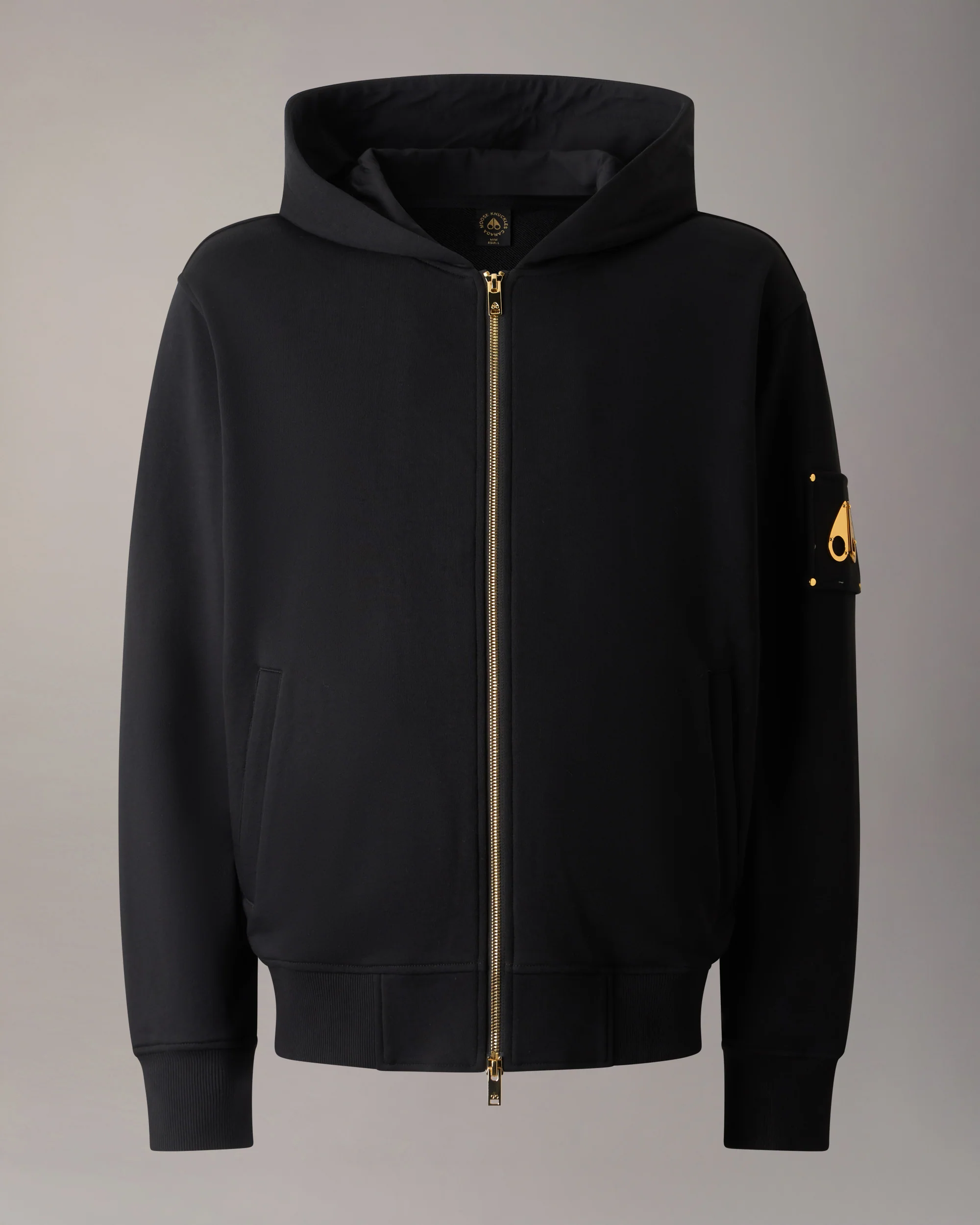 GOLD SERIES HARTSFIELD ZIP-UP HOODIE-BLACK - Image 8