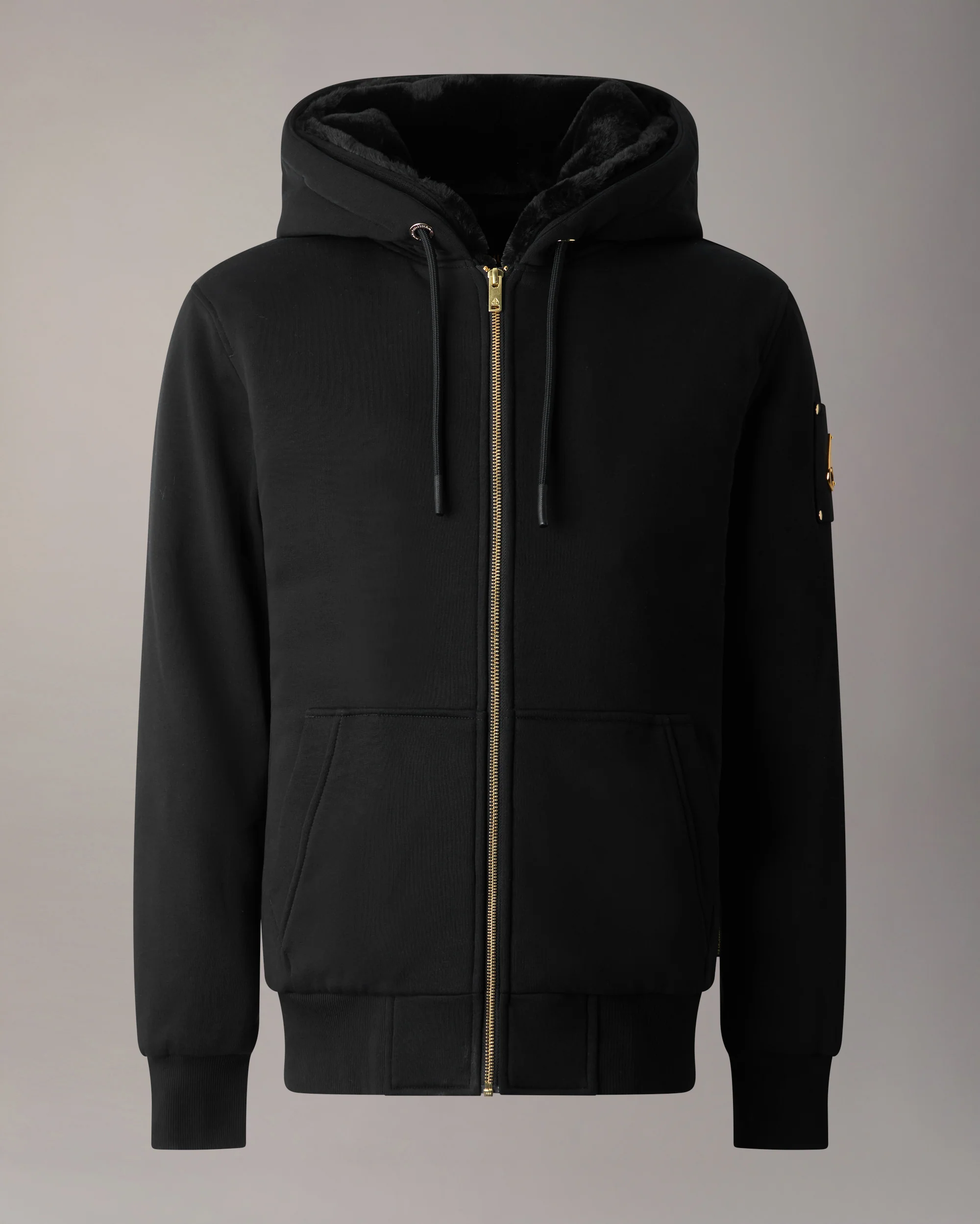 GOLD SERIES LINDEN BUNNY HOODIE-BLACK/BLACK FAUX - Image 7