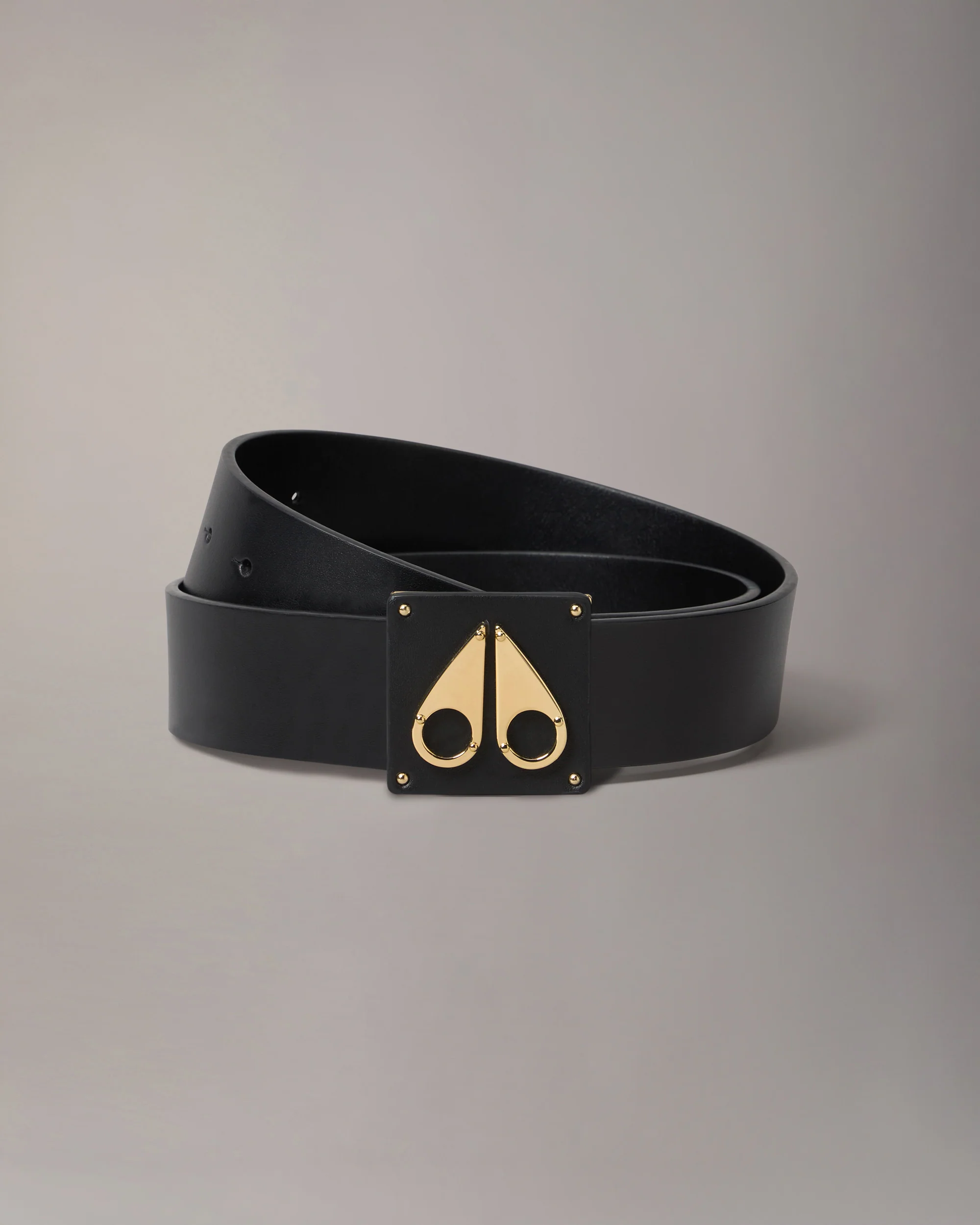 GOLD SERIES LOGO ICON LEATHER BELT-GOLD - Image 2