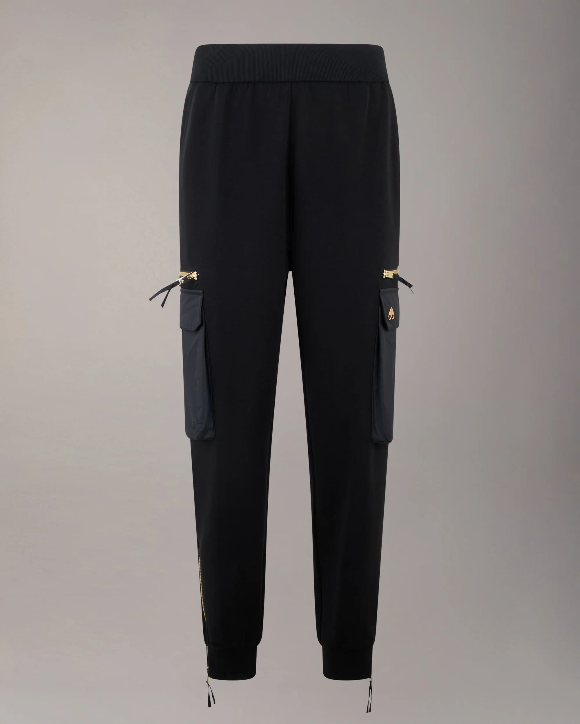 GOLD SERIES MIXED MEDIA JOGGERS IN NEOPRENE-BLACK - Image 7