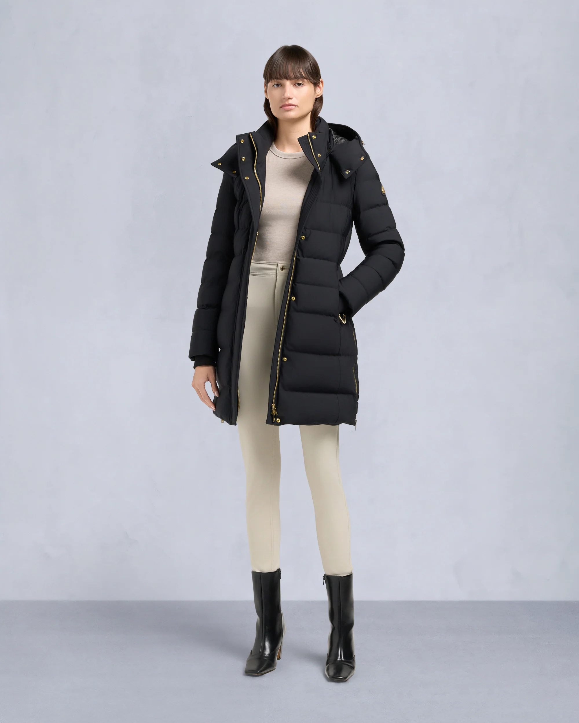 GOLD SERIES NYLUXE WATERSHED SHEARLING TRIM PARKA - Image 3