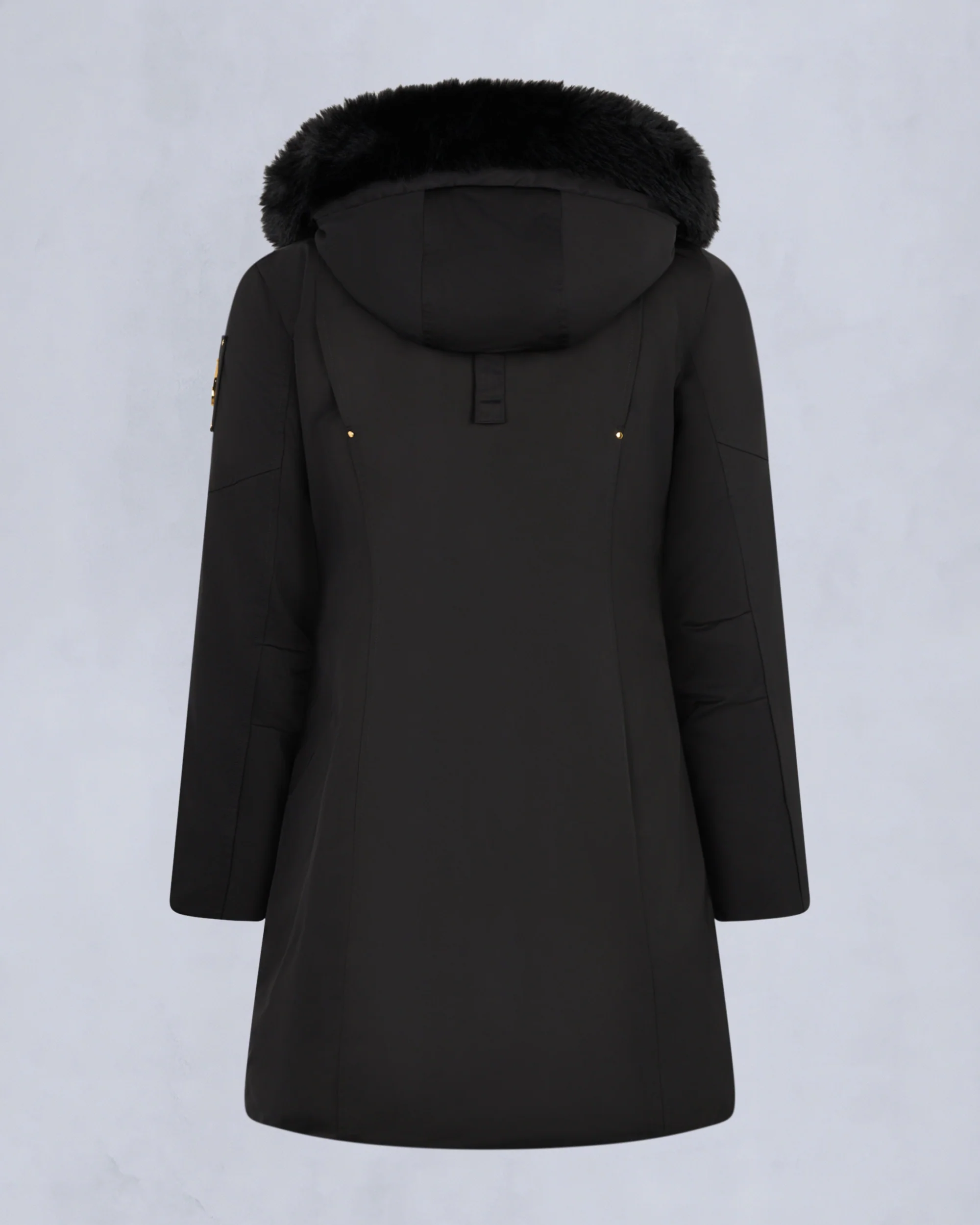 GOLD SERIES SATIN STIRLING PARKA-BLACK - Image 5