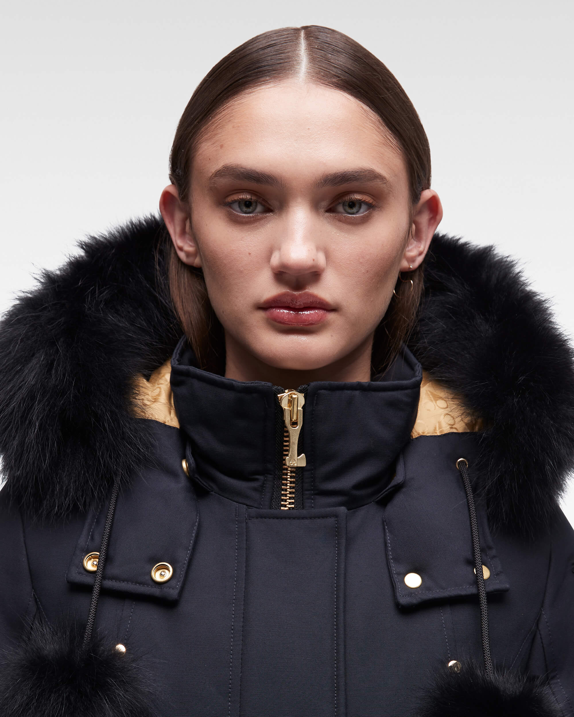 GOLD STIRLING PARKA FUR-NAVY/BLACK - Image 5