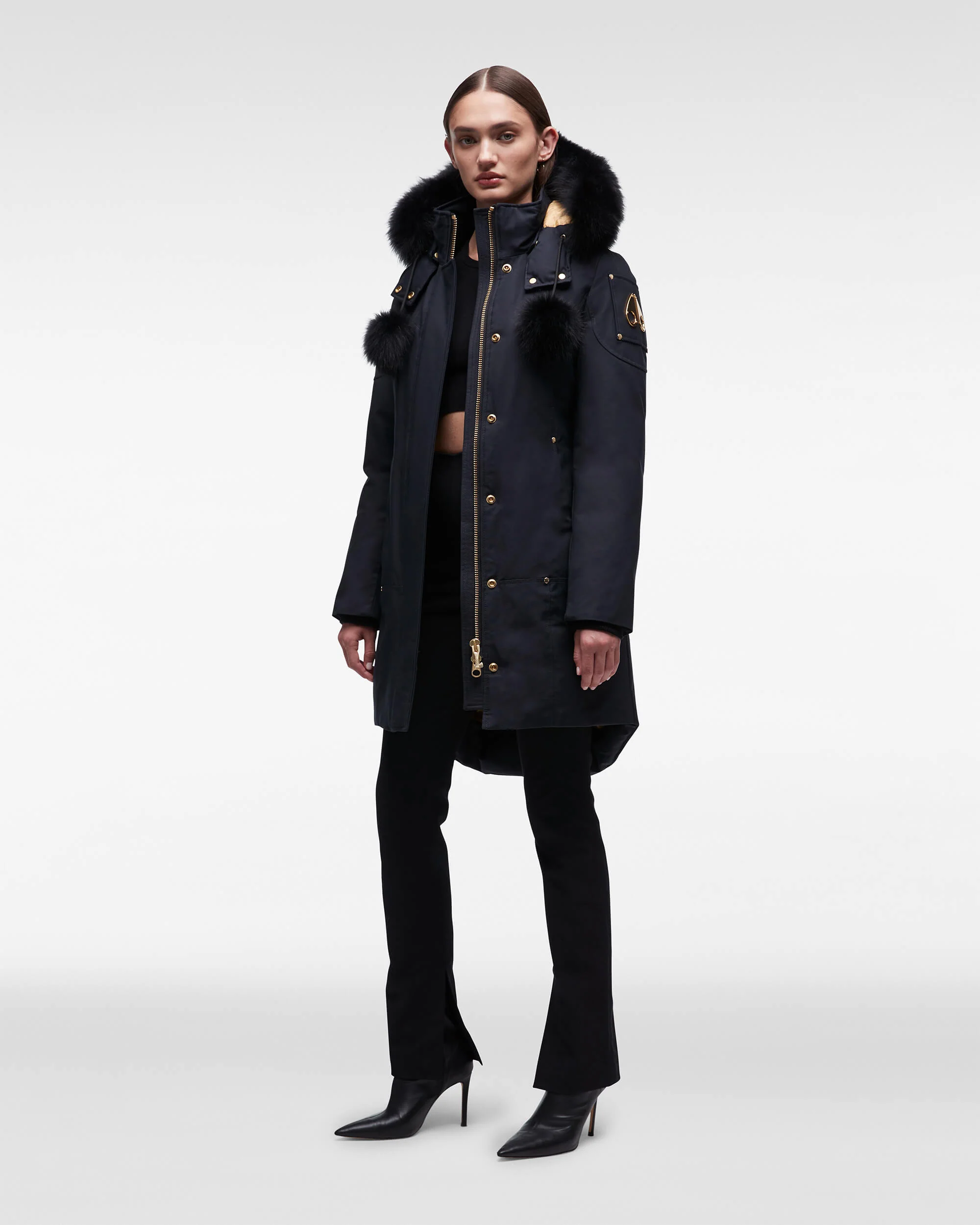 GOLD STIRLING PARKA FUR-NAVY/BLACK - Image 6