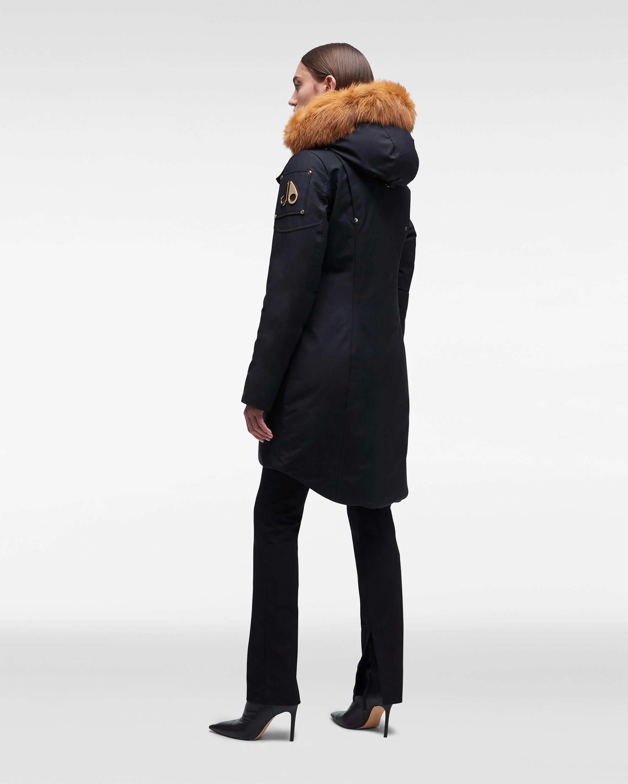 GOLD STIRLING PARKA FUR-NAVY W/GOLD - Image 3