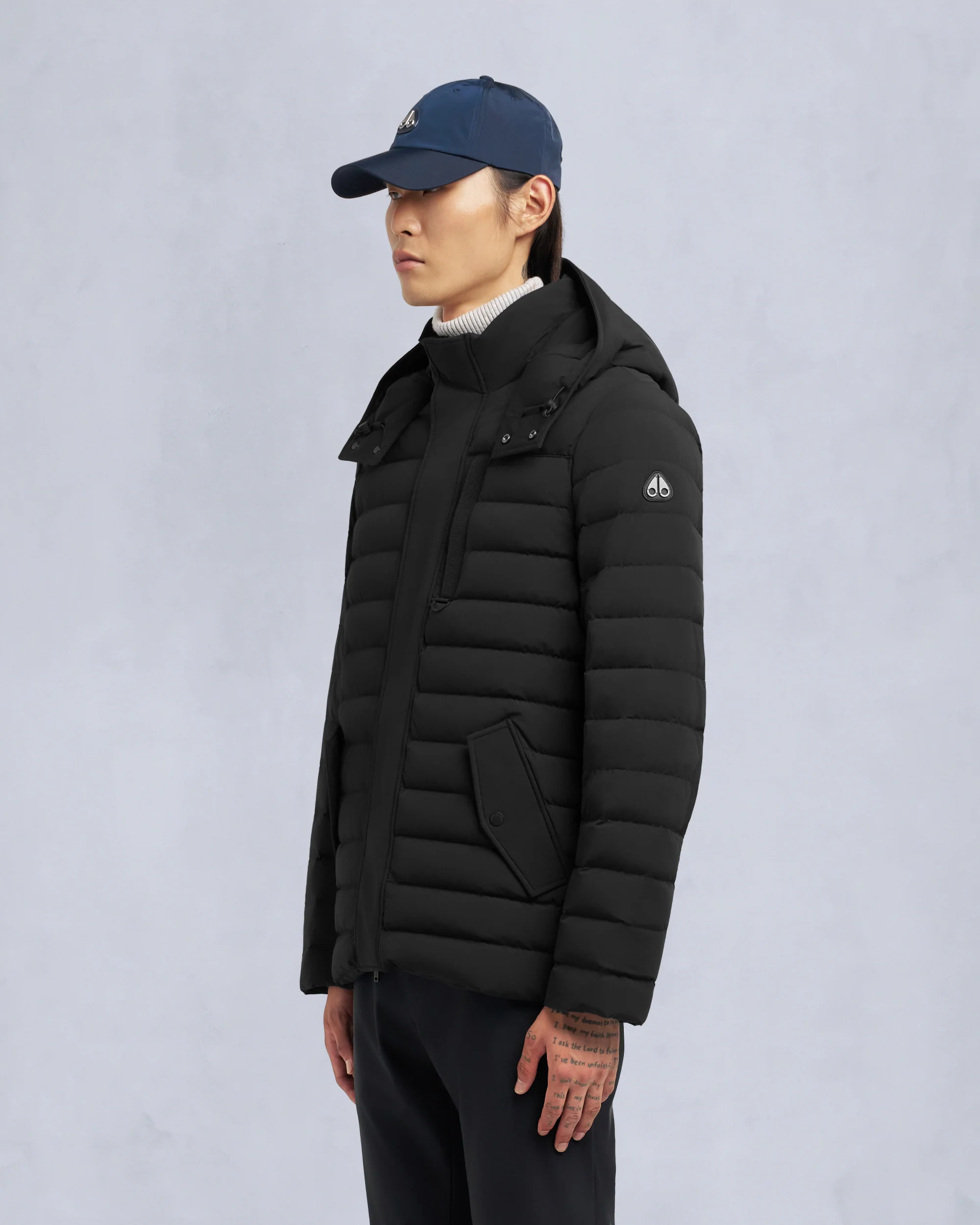 GREYSTONE 3Q JACKET-BLACK - Image 2