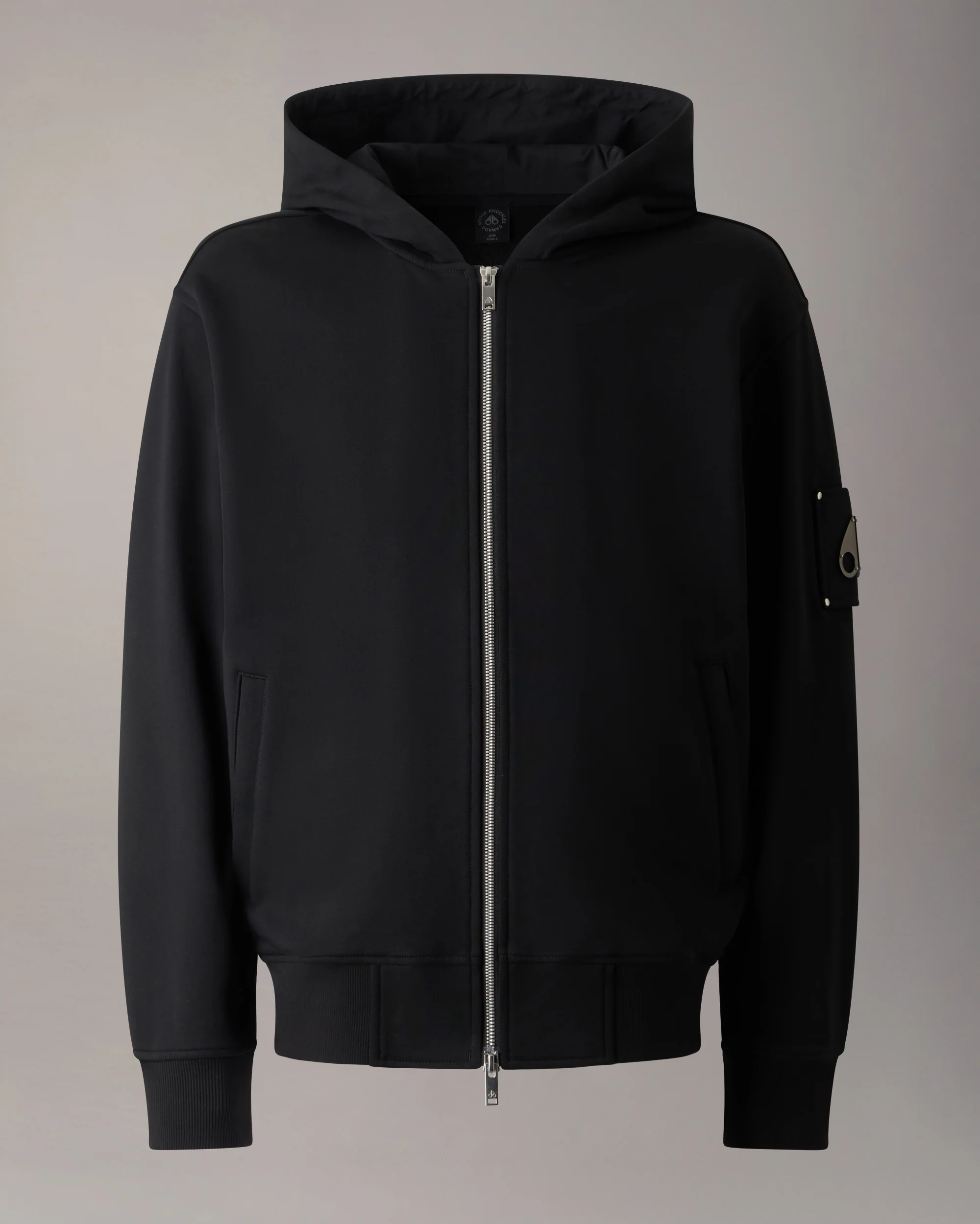 HARTSFIELD ZIP-UP HOODIE-BLACK - Image 7