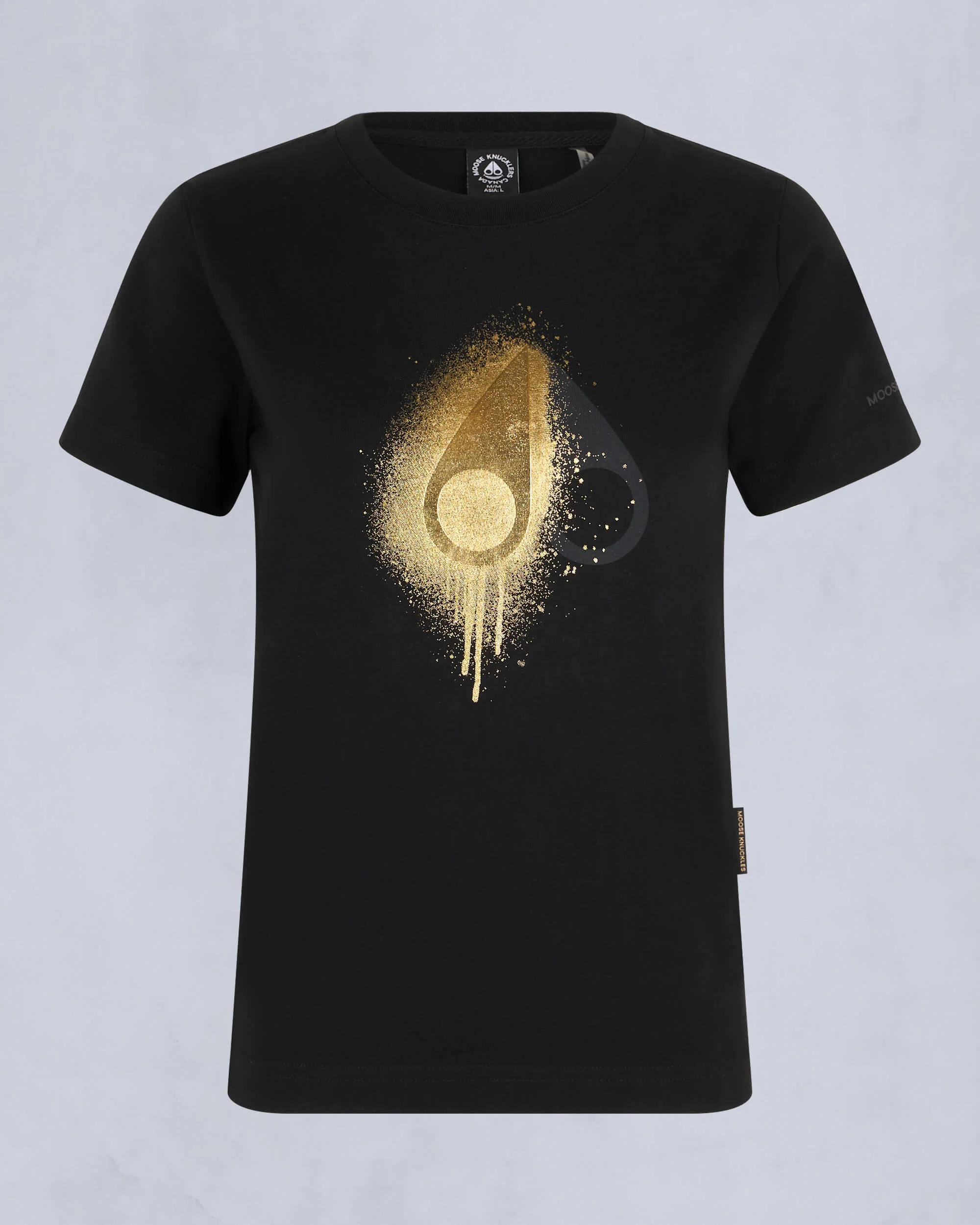 KIDS UNISEX GOLD SERIES AUGUSTINE TEE-BLACK - Image 4