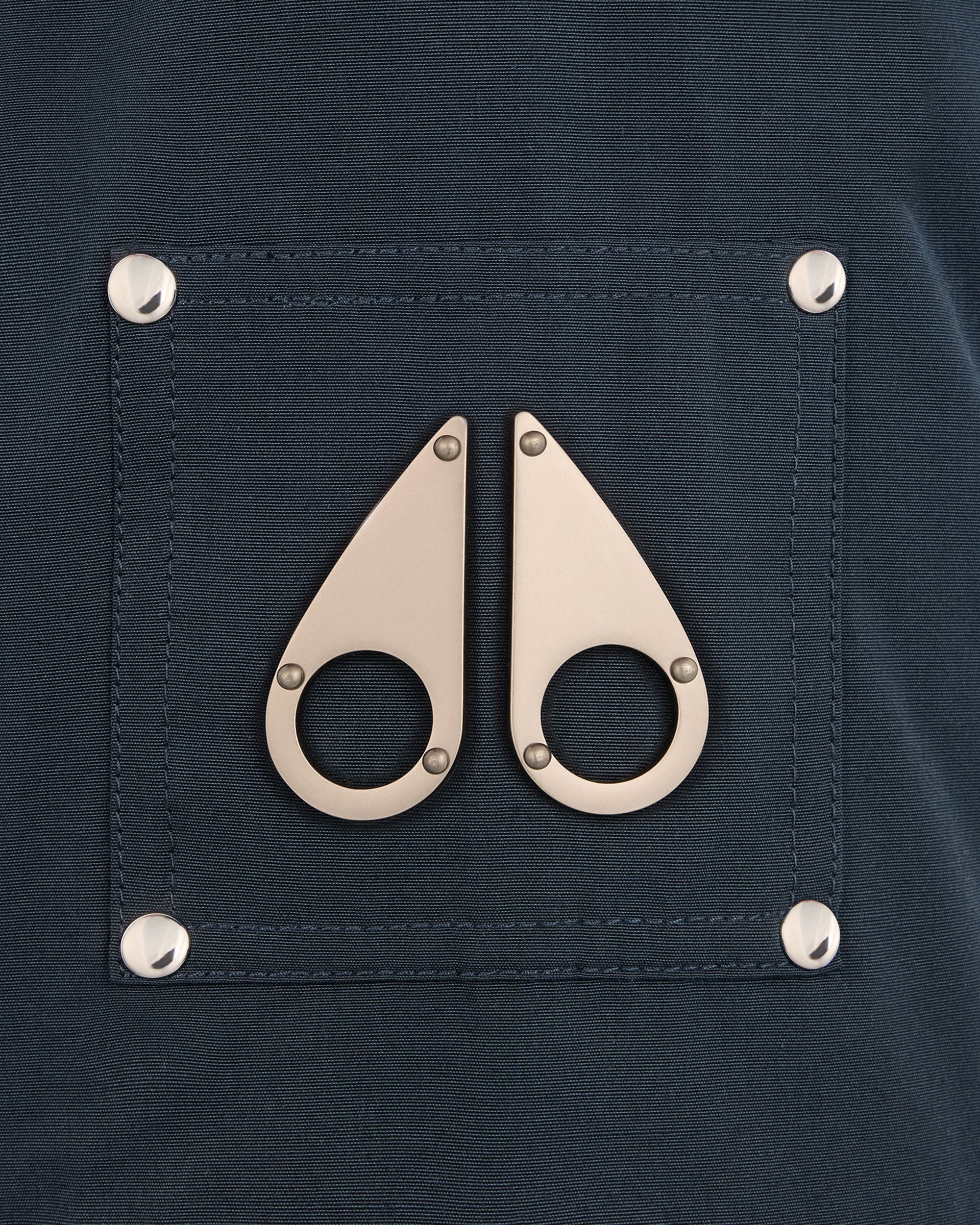 KIDS UNISEX ORIGINAL SHEARLING TRIM PARKA-NAVY/BLACK - Image 4