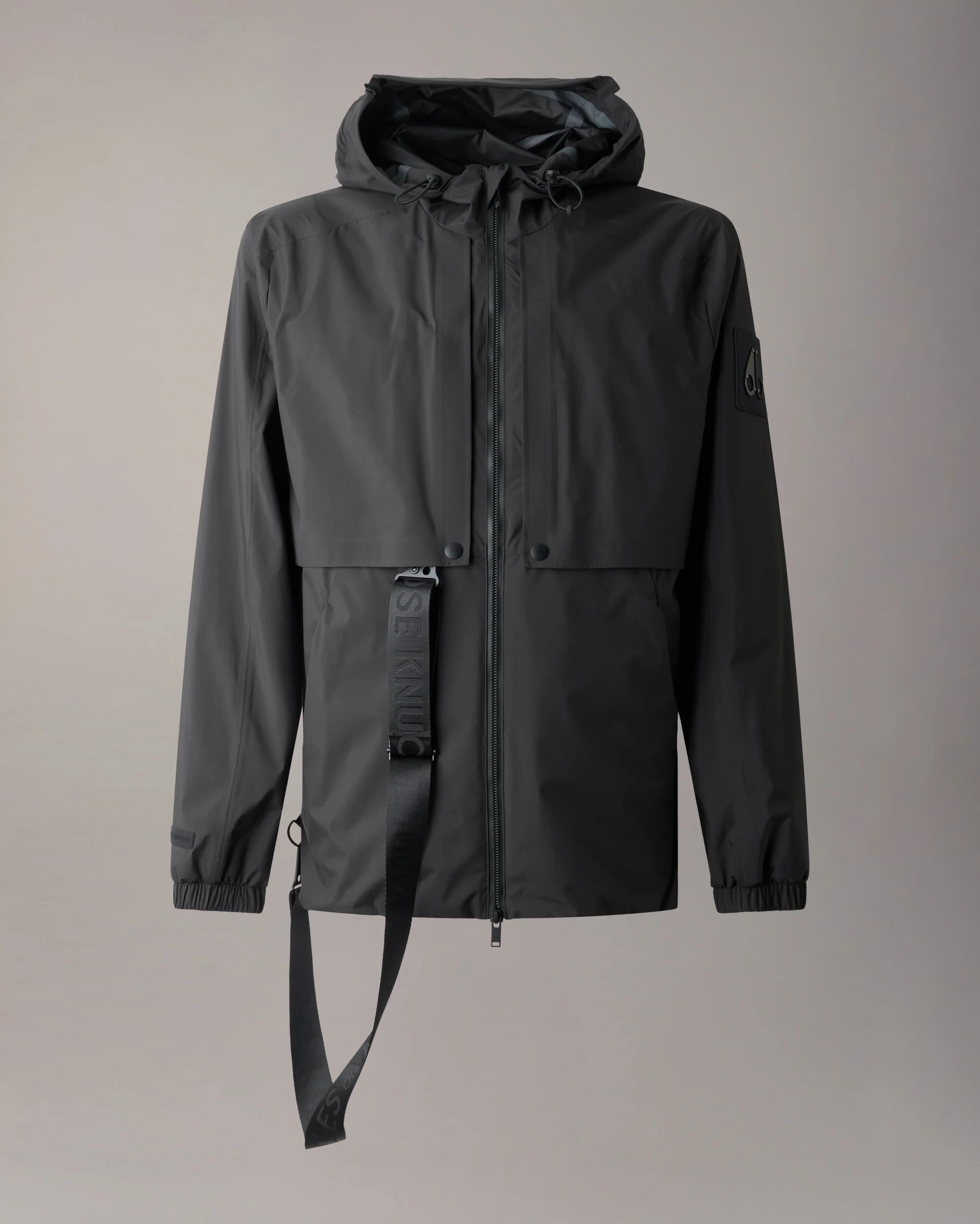 KNOX PACKABLE RAIN JACKET-BLACK - Image 8