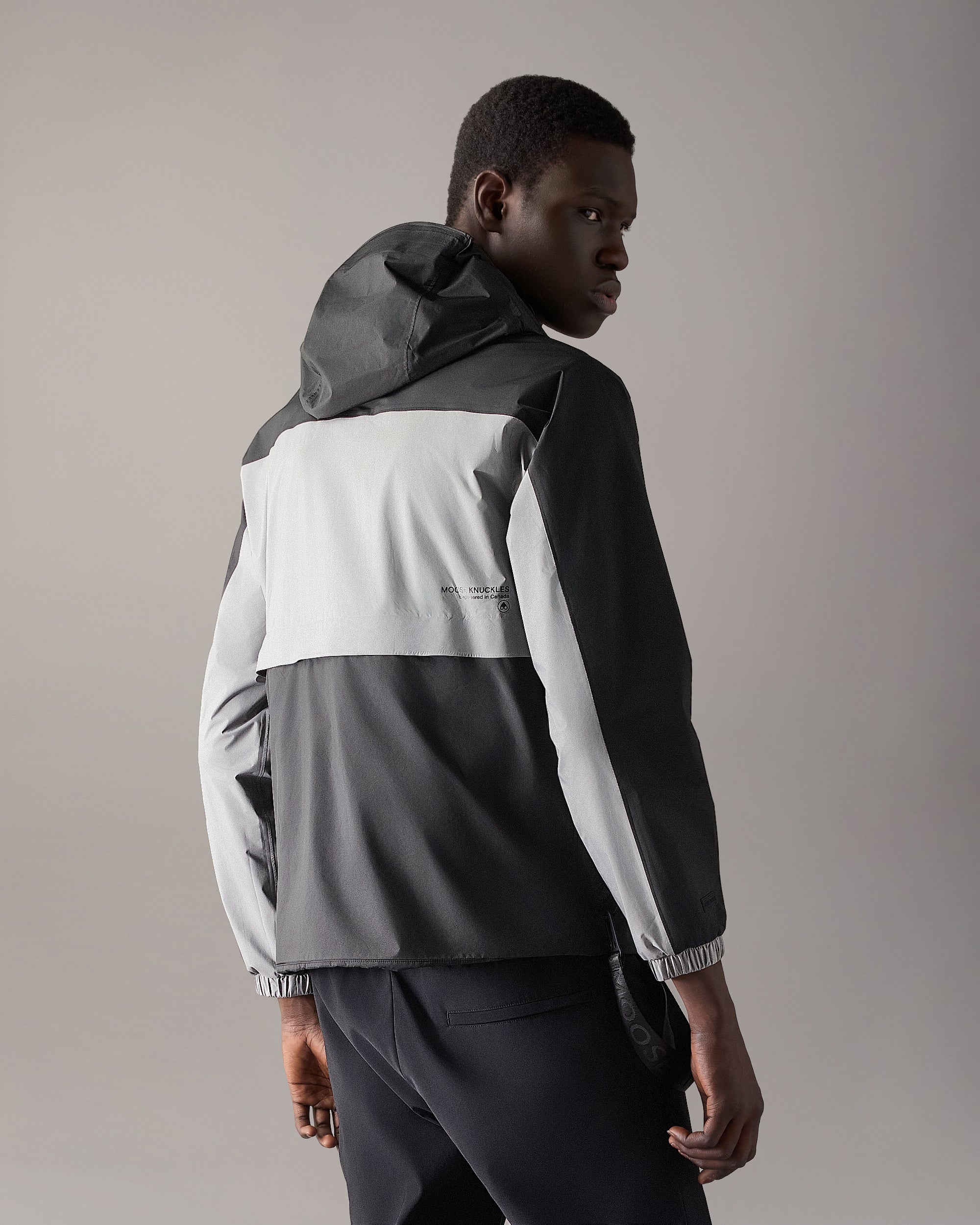 KNOX PACKABLE RAIN JACKET-BLACK/INDUSTRY - Image 3