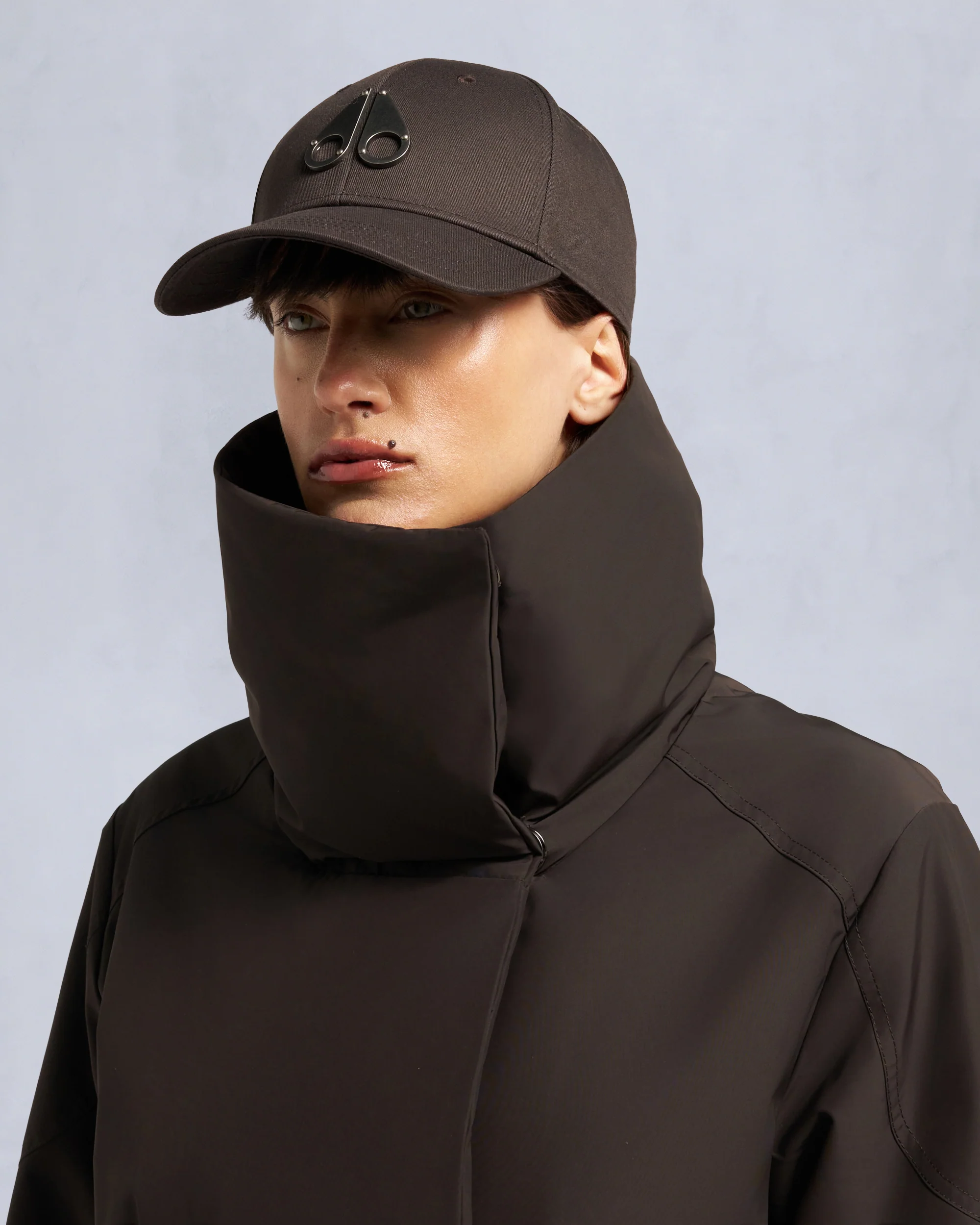 LONDSDALE LONG WRAP JACKET-ESPRESSO - Image 6