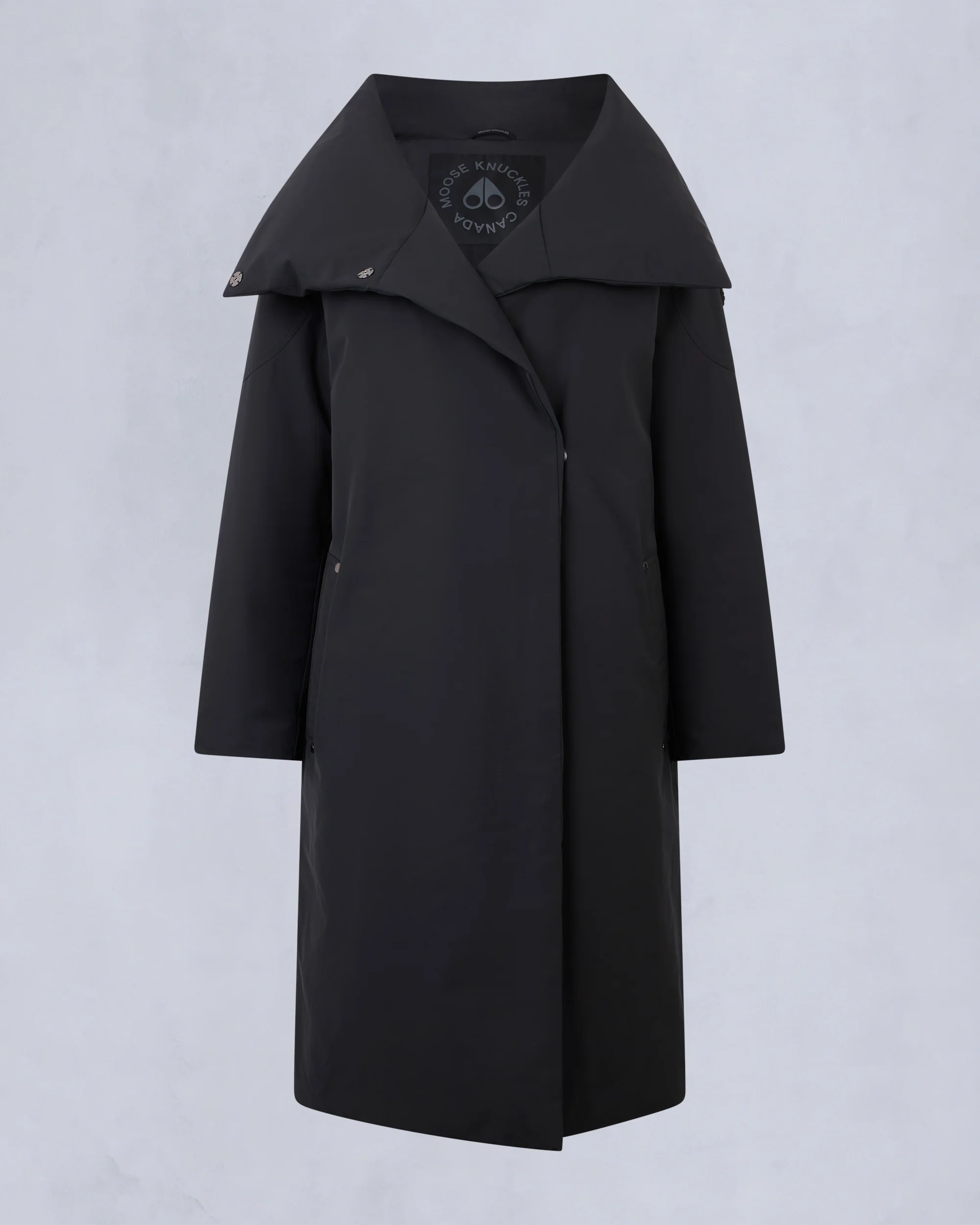 LONDSDALE LONG WRAP JACKET-BLACK - Image 8