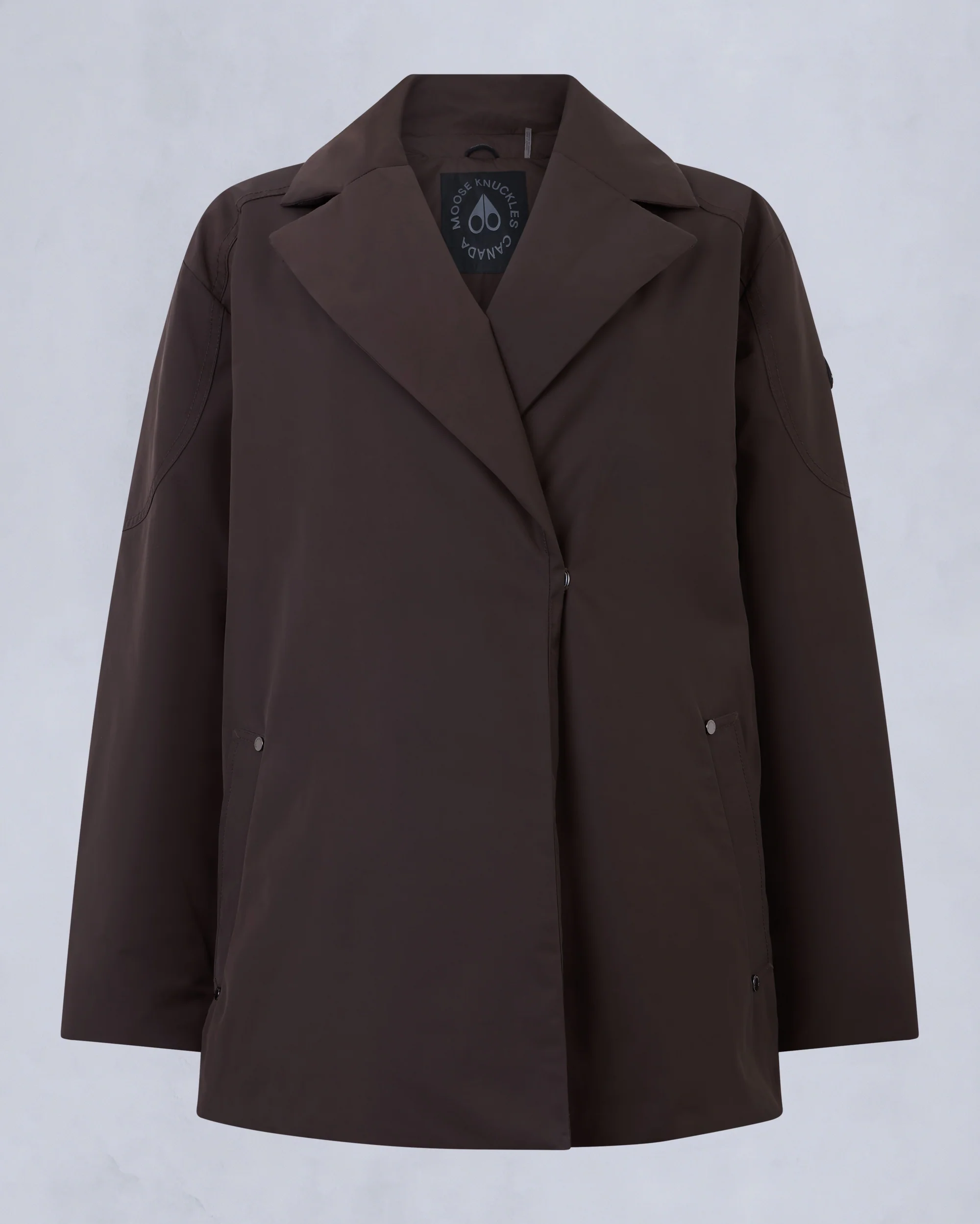 LONSDALE SHORT WRAP JACKET-ESPRESSO - Image 10