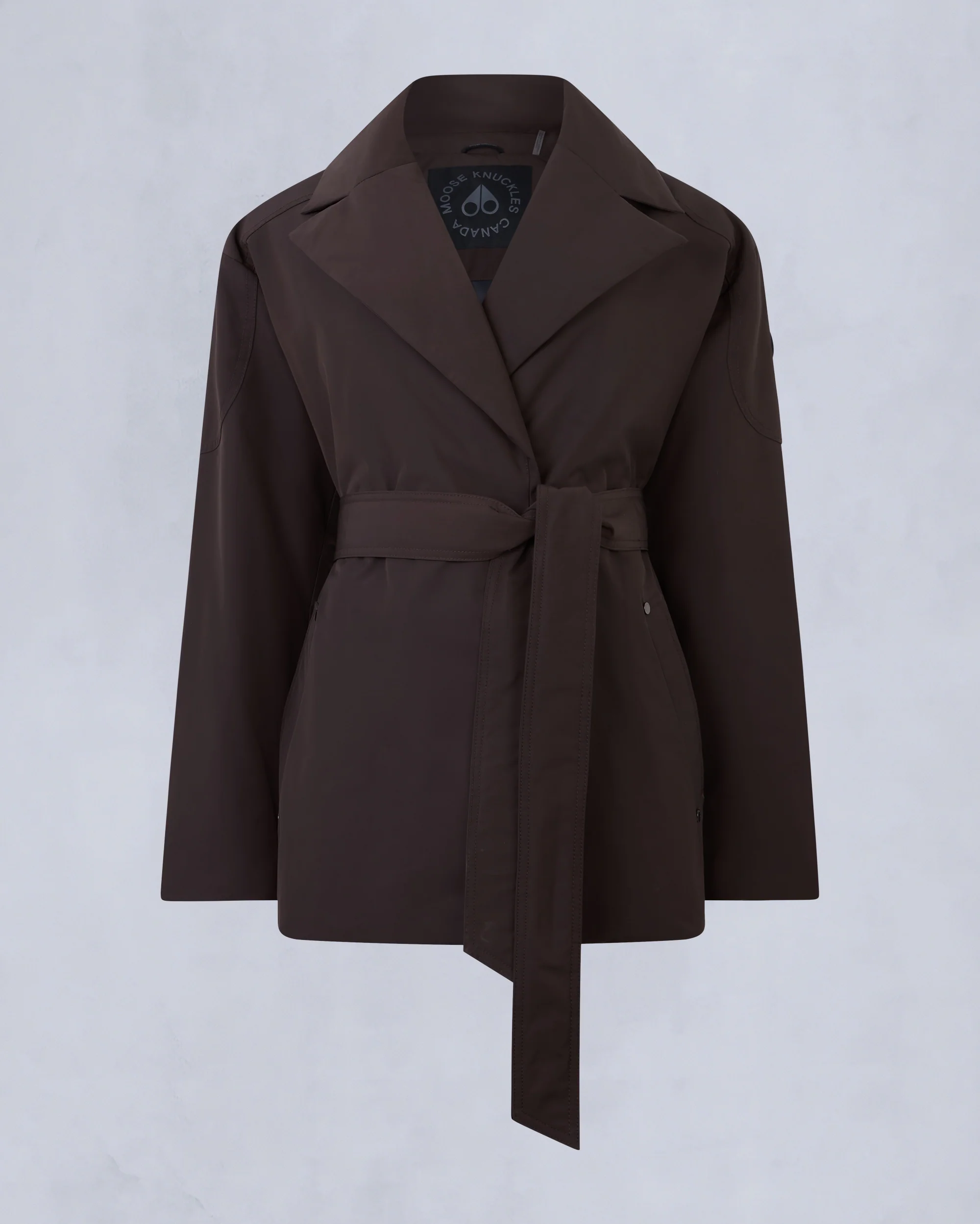 LONSDALE SHORT WRAP JACKET-ESPRESSO - Image 8