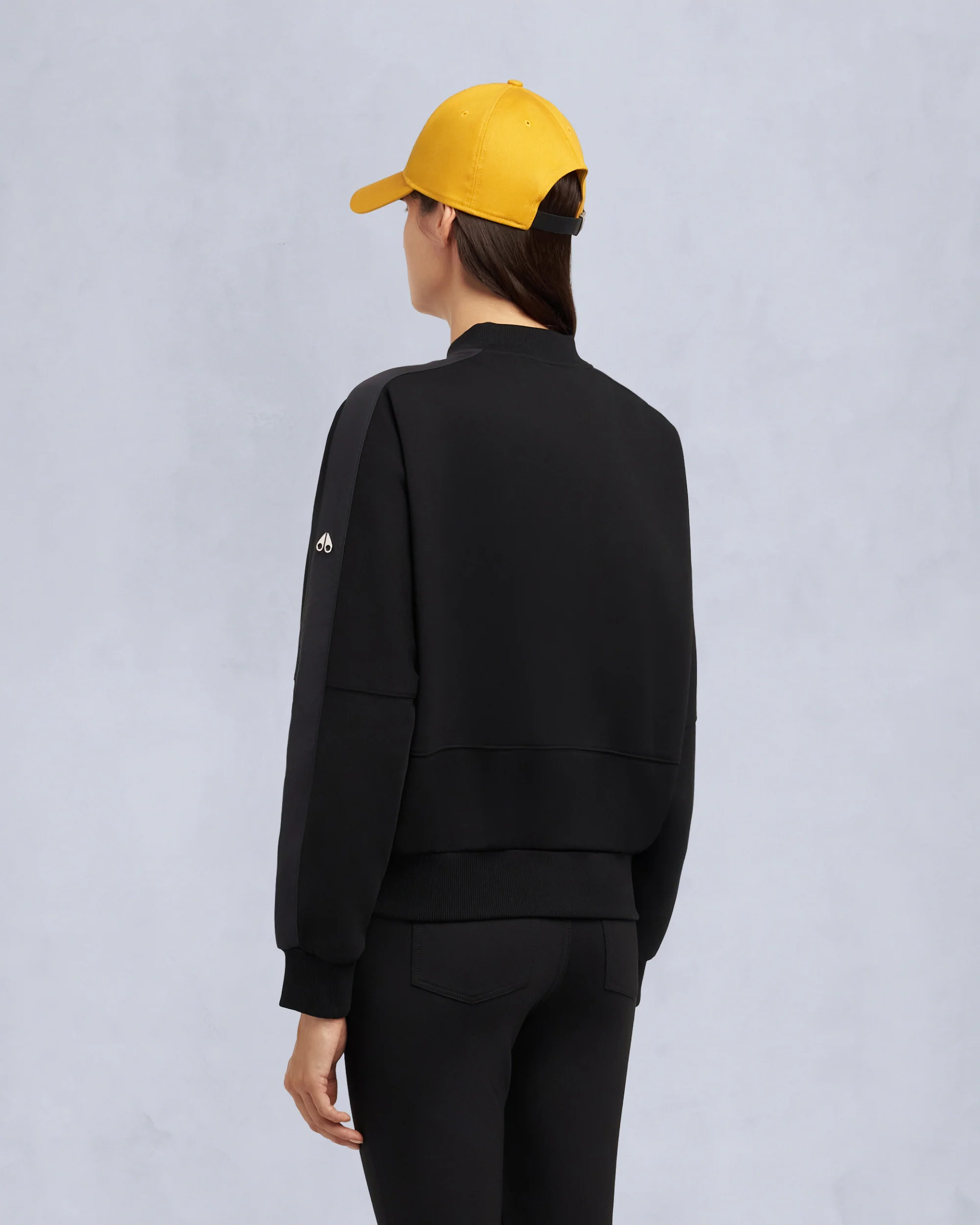 MIX MEDIA BOMBER JACKET-BLACK - Image 3