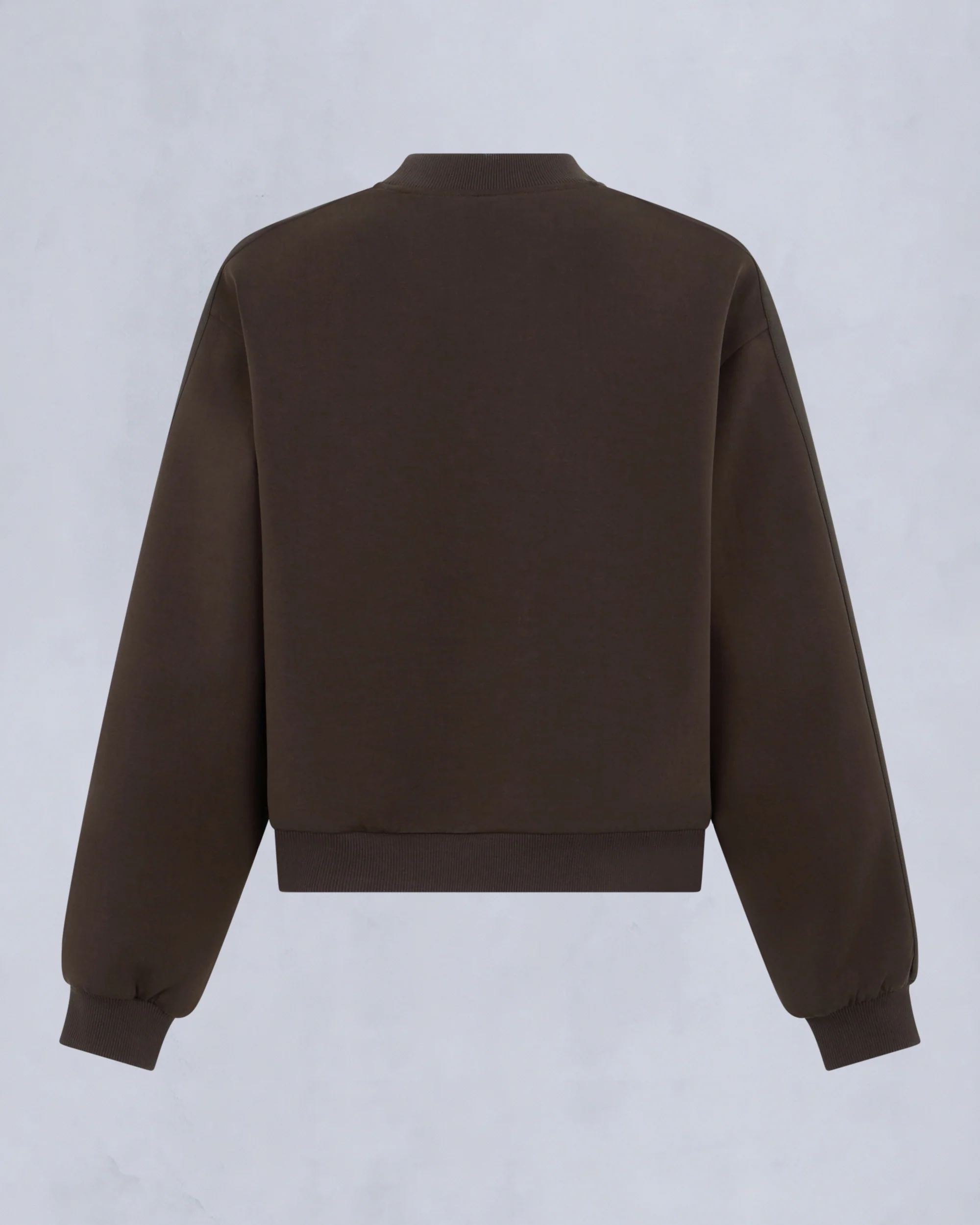 MIX MEDIA CREWNECK SWEATSHIRT-ESPRESSO - Image 5