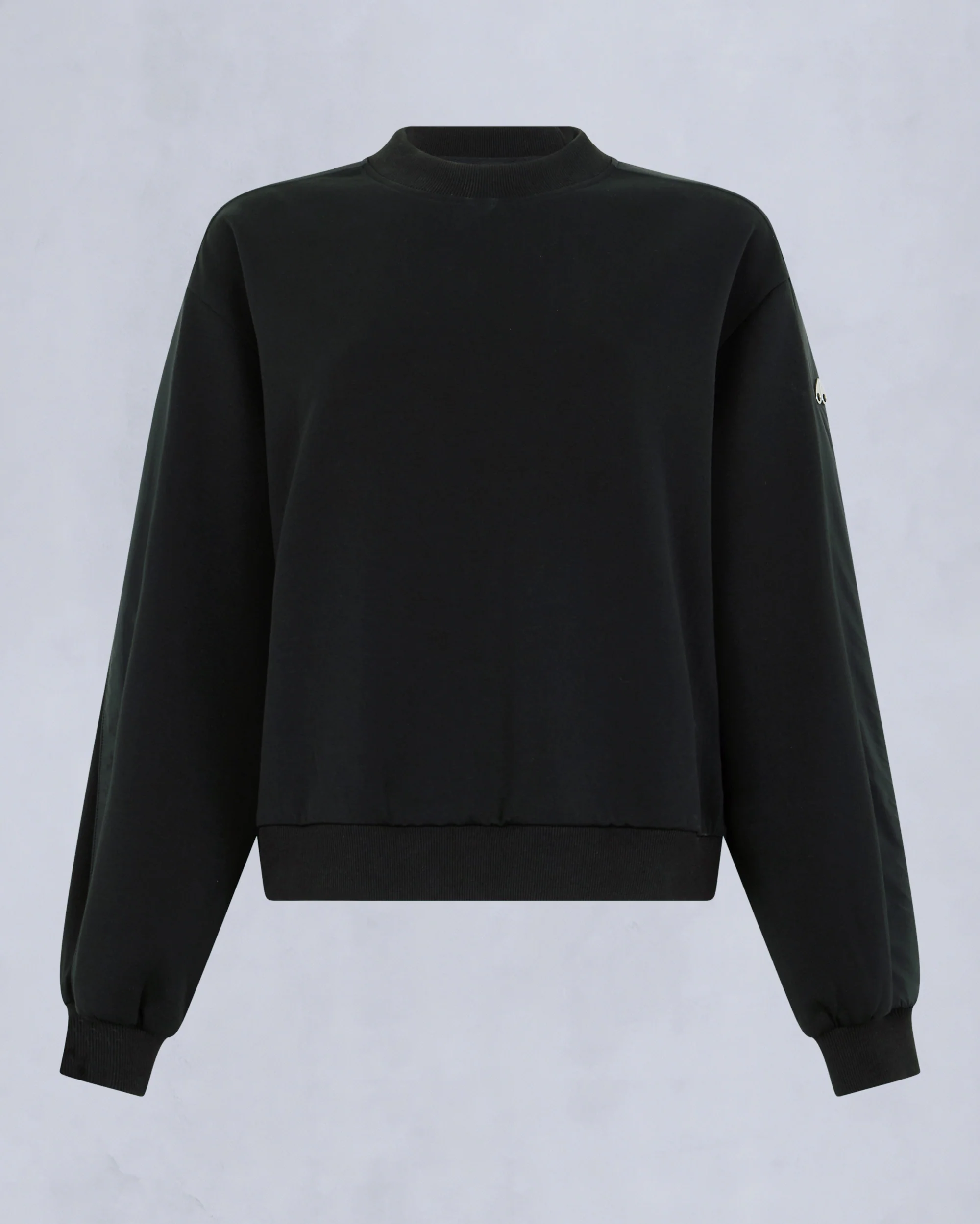MIX MEDIA CREWNECK SWEATSHIRT-BLACK - Image 6