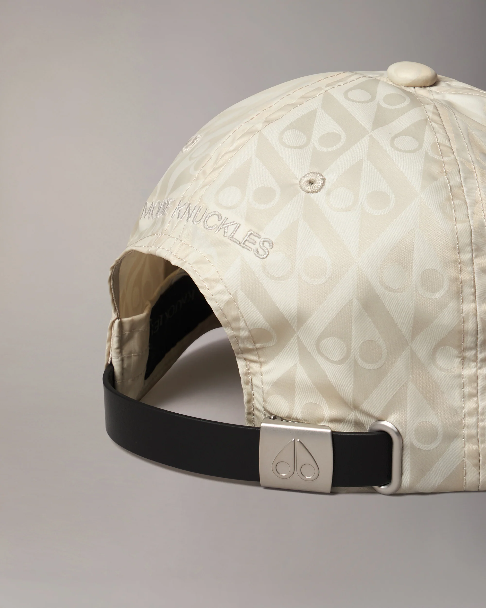 MONOGRAM CRESCENT LOGO CAP-ALABASTER MONOGRAM - Image 3