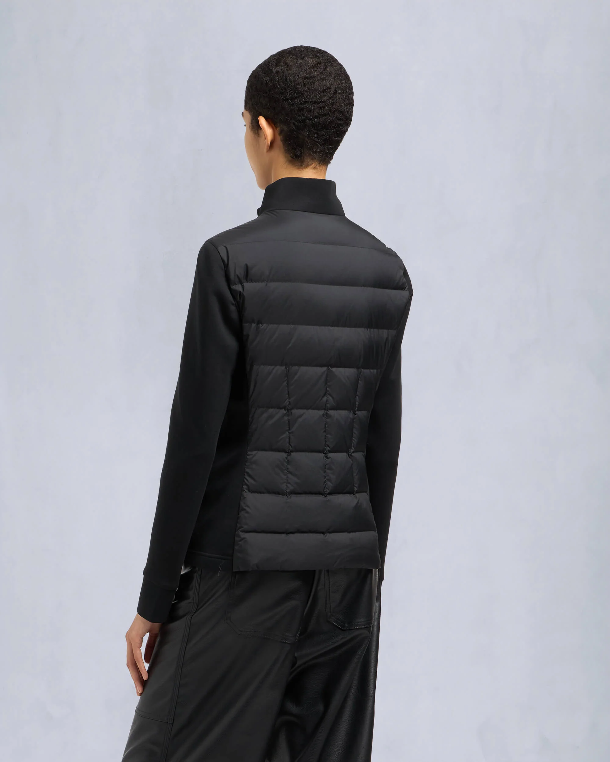 NAOMI HYBRID JACKET-BLACK - Image 3