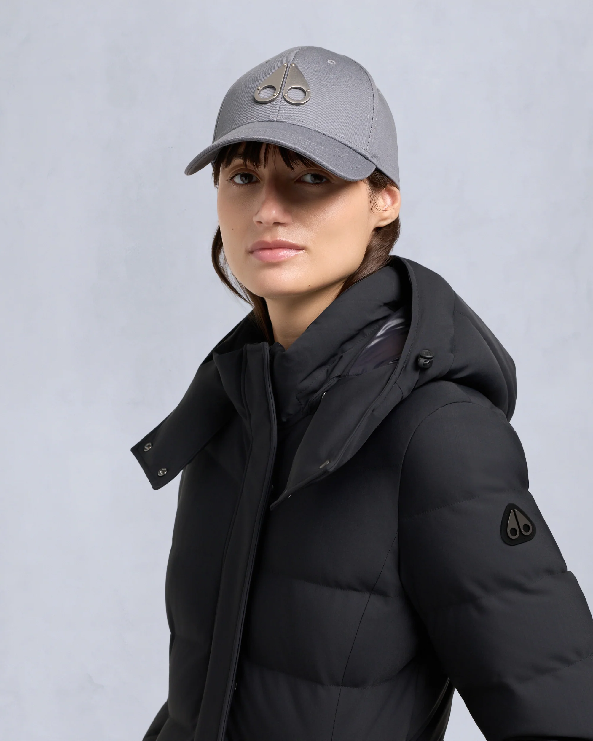 NYLUXE WATERSHED SHEARLING TRIM PARKA-BLACK/BLACK - Image 7