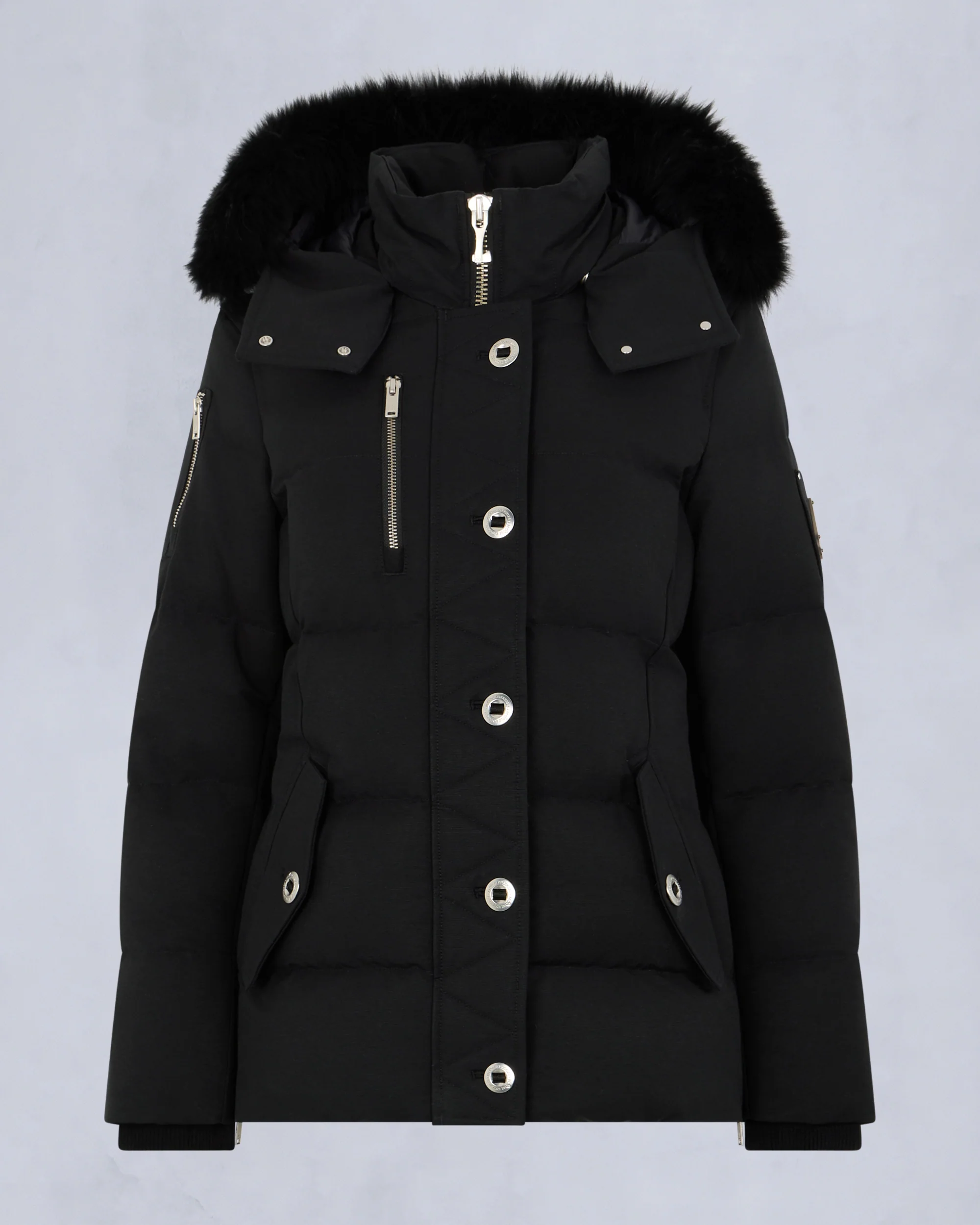 ORIGINAL SHEARLING TRIM 3Q JACKET-BLACK/BLACK - Image 7