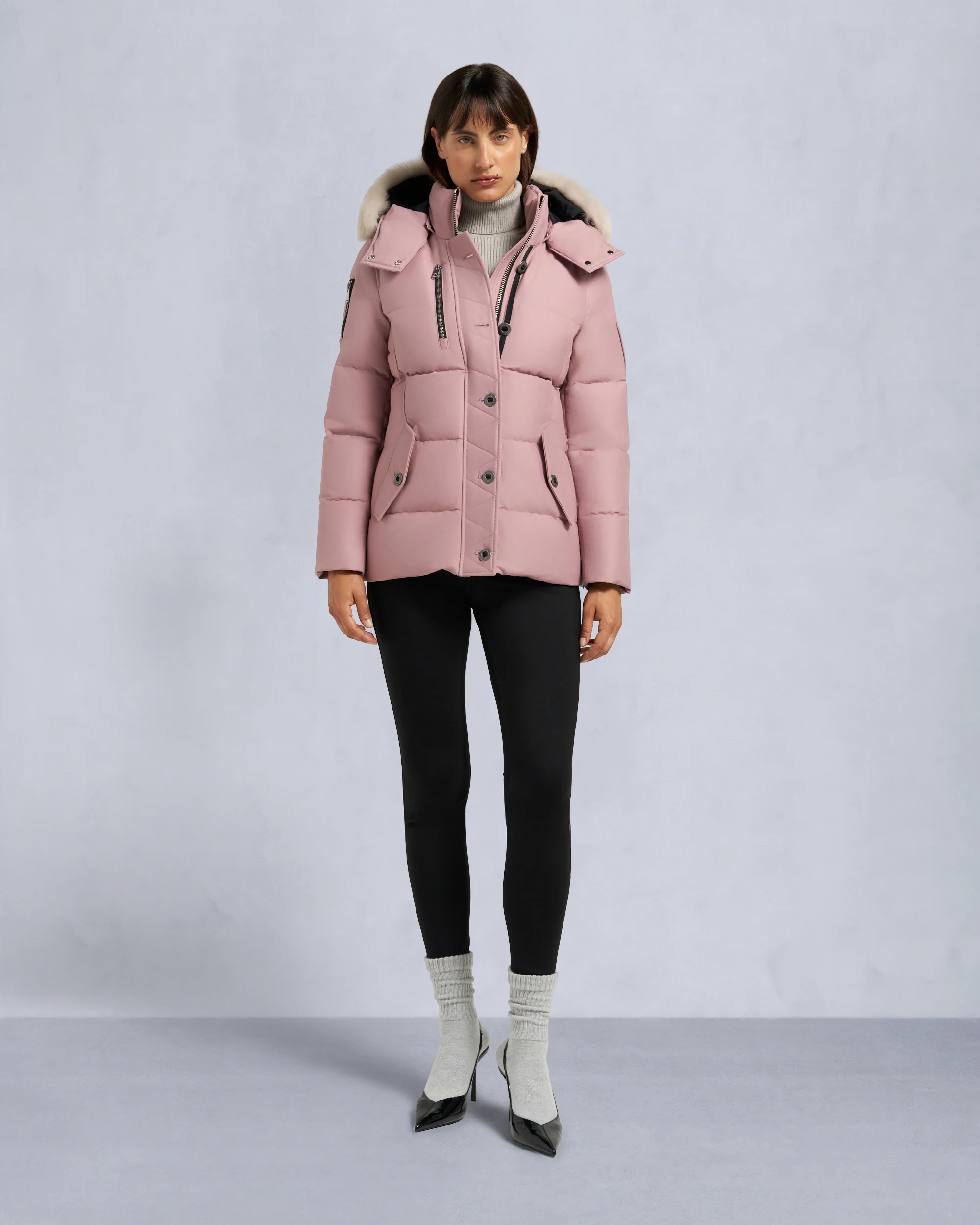 ORIGINAL SHEARLING TRIM 3Q JACKET - Image 4