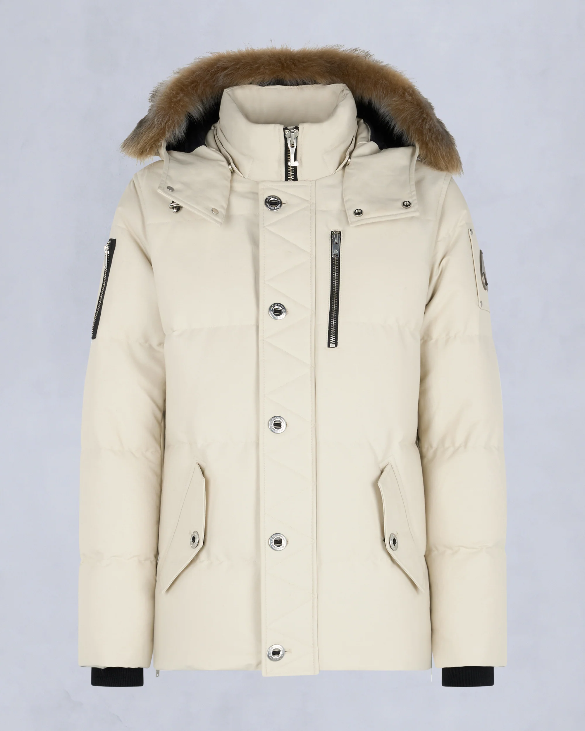 ORIGINAL SHEARLING TRIM 3Q JACKET-ALABASTER/BRONZE - Image 7